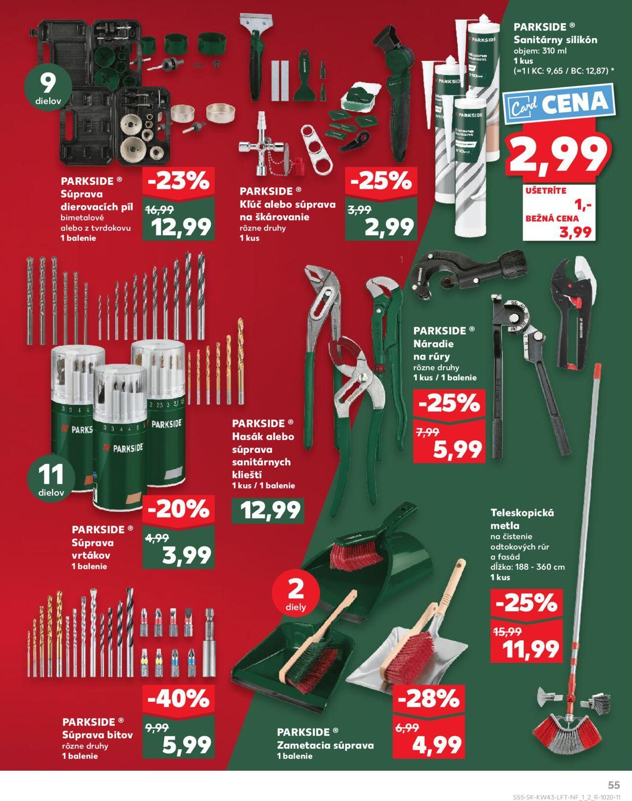 Leták Kaufland Košice-OC Galéria » 24.10.2024 - 30.10.2024 55