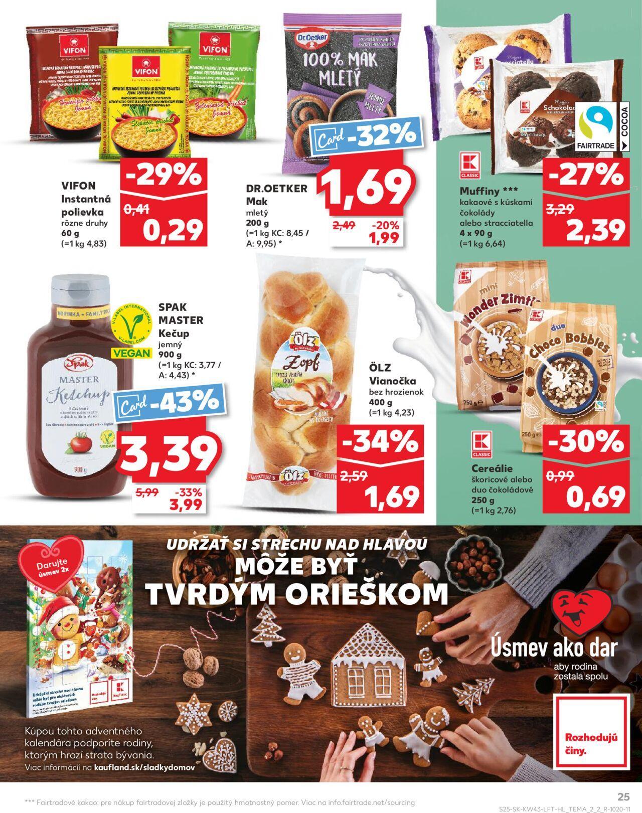 Leták Kaufland Košice-OC Galéria » 24.10.2024 - 30.10.2024 25