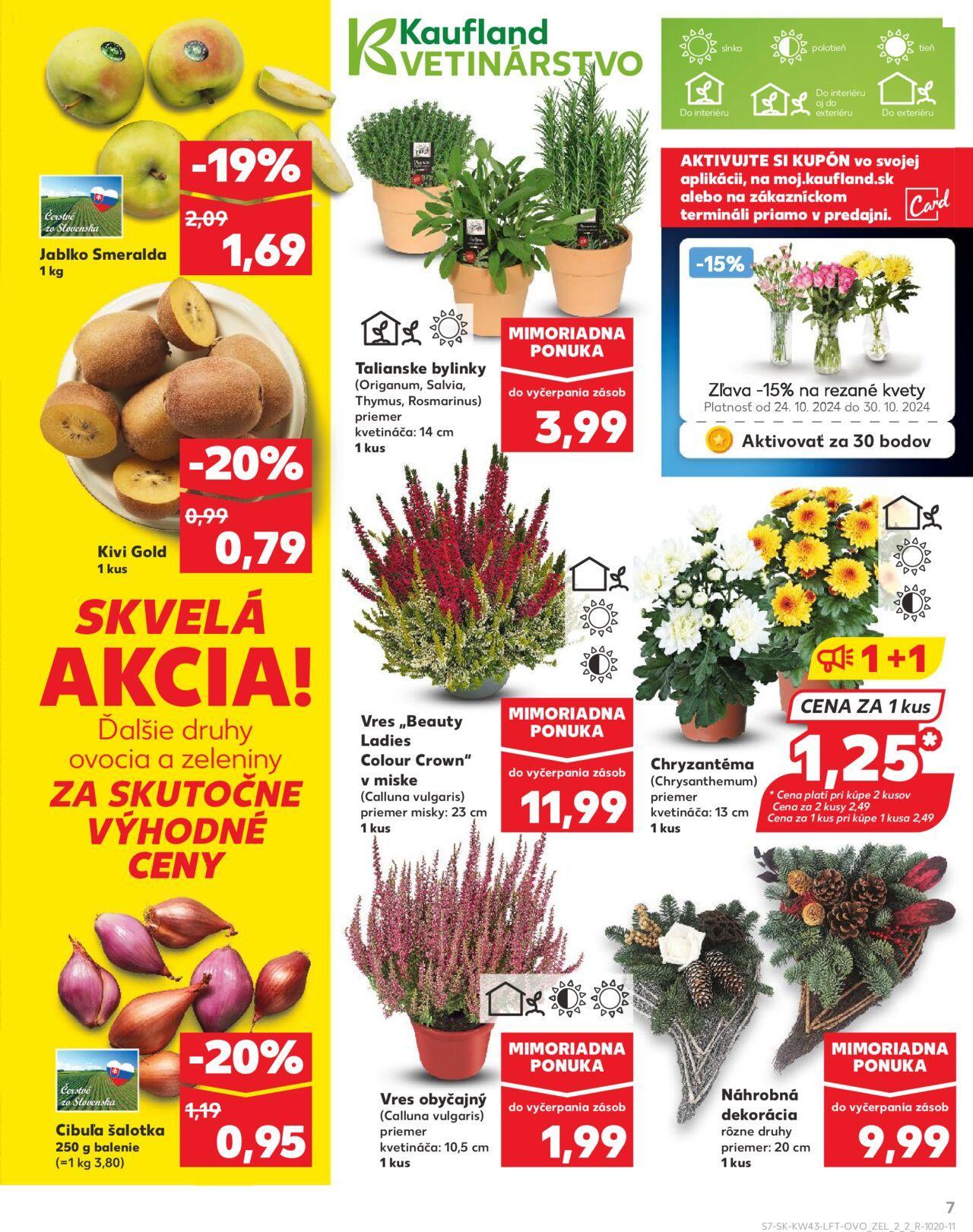 Leták Kaufland Košice-OC Galéria » 24.10.2024 - 30.10.2024 7