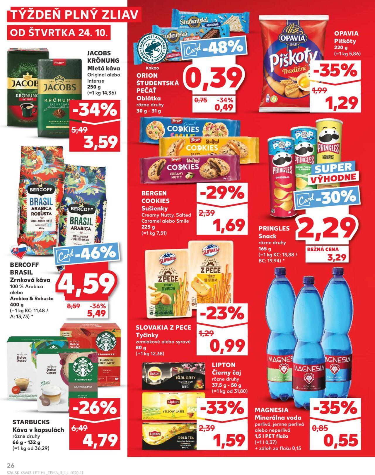 Leták Kaufland Košice-OC Galéria » 24.10.2024 - 30.10.2024 26