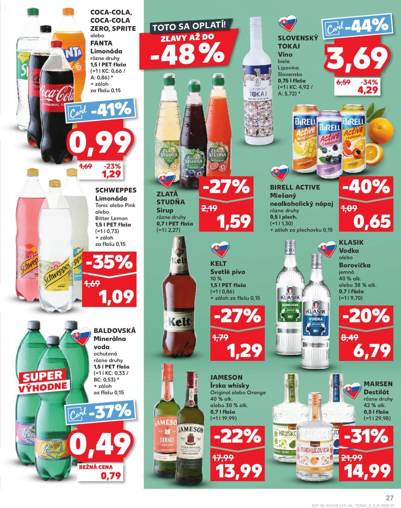 Leták Kaufland Košice-OC Galéria » 24.10.2024 - 30.10.2024 27