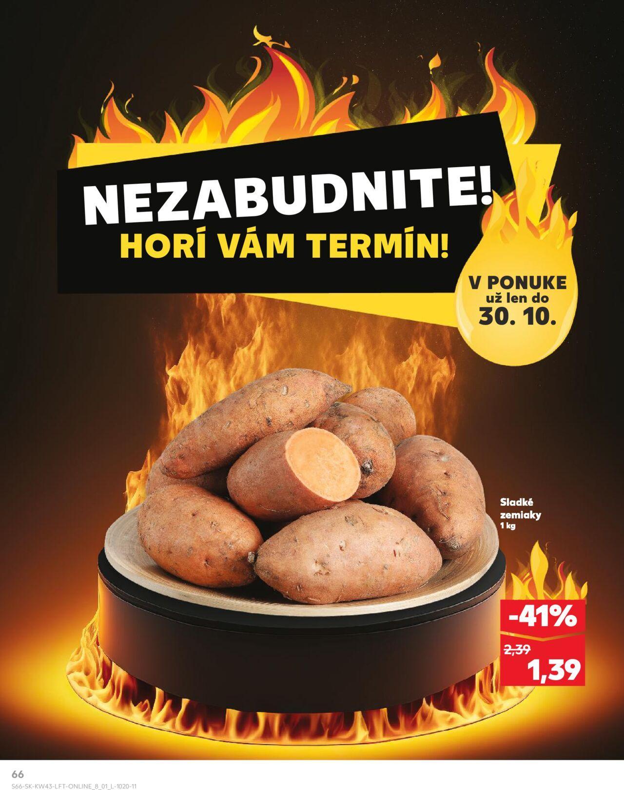 Leták Kaufland Košice-OC Galéria » 24.10.2024 - 30.10.2024 66