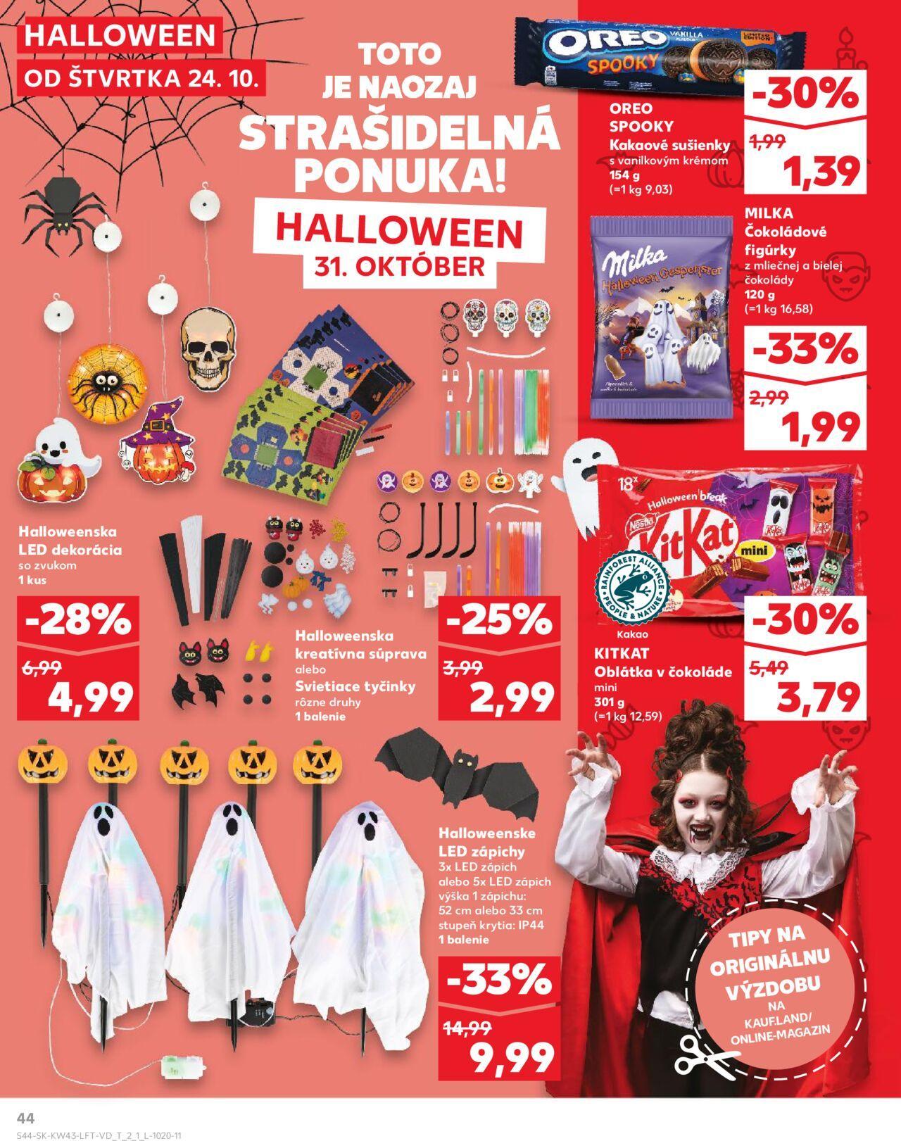 Leták Kaufland Košice-OC Galéria » 24.10.2024 - 30.10.2024 44