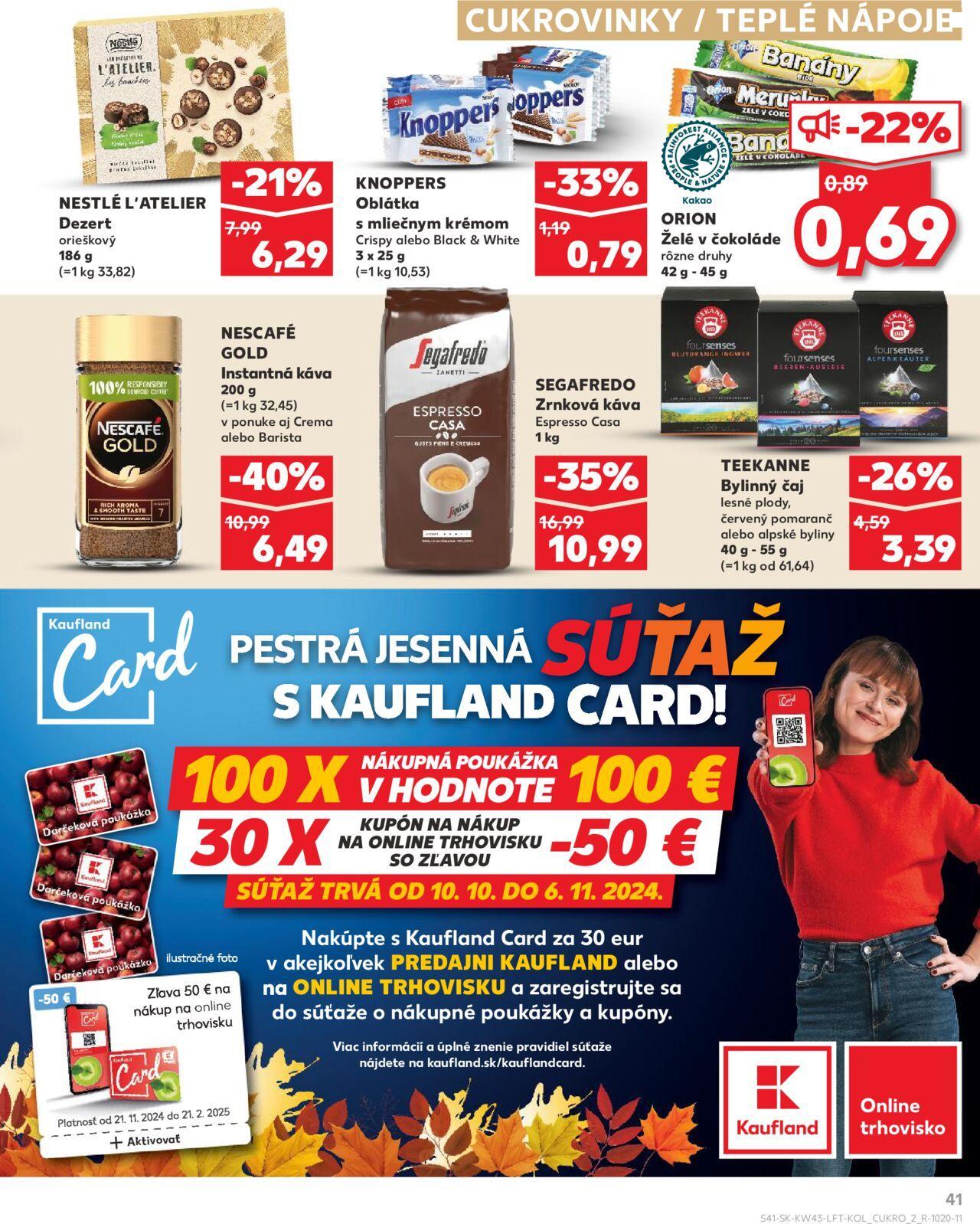 Leták Kaufland Košice-OC Galéria » 24.10.2024 - 30.10.2024 41