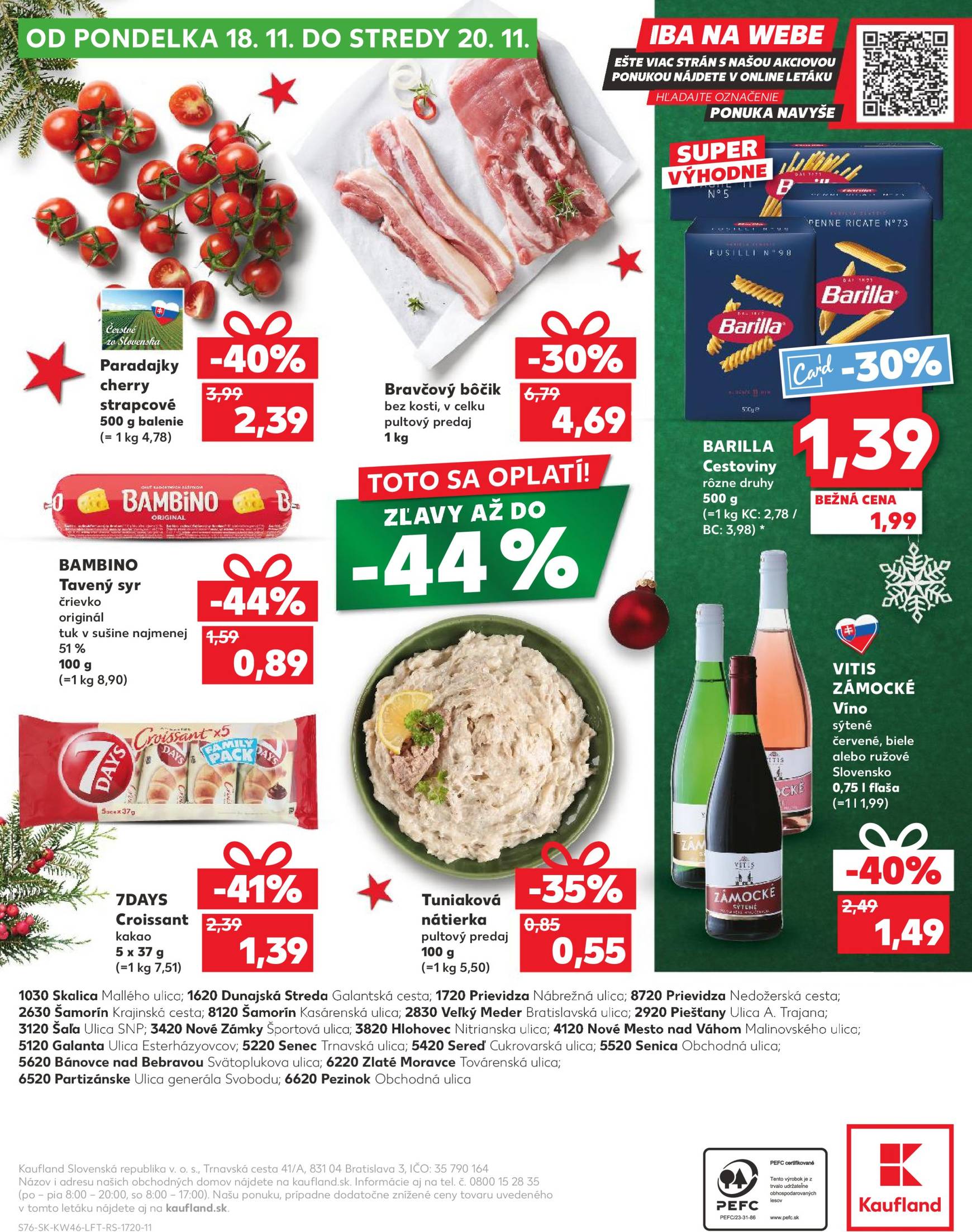 Kaufland leták platný od 14.11. - 20.11. 76