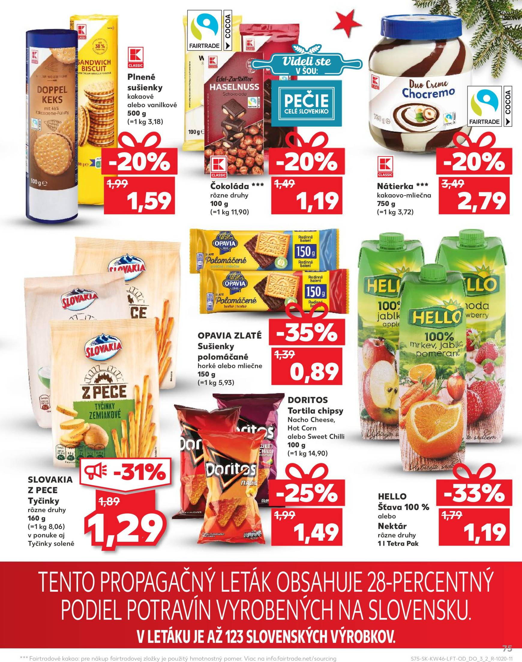 Kaufland leták platný od 14.11. - 20.11. 75