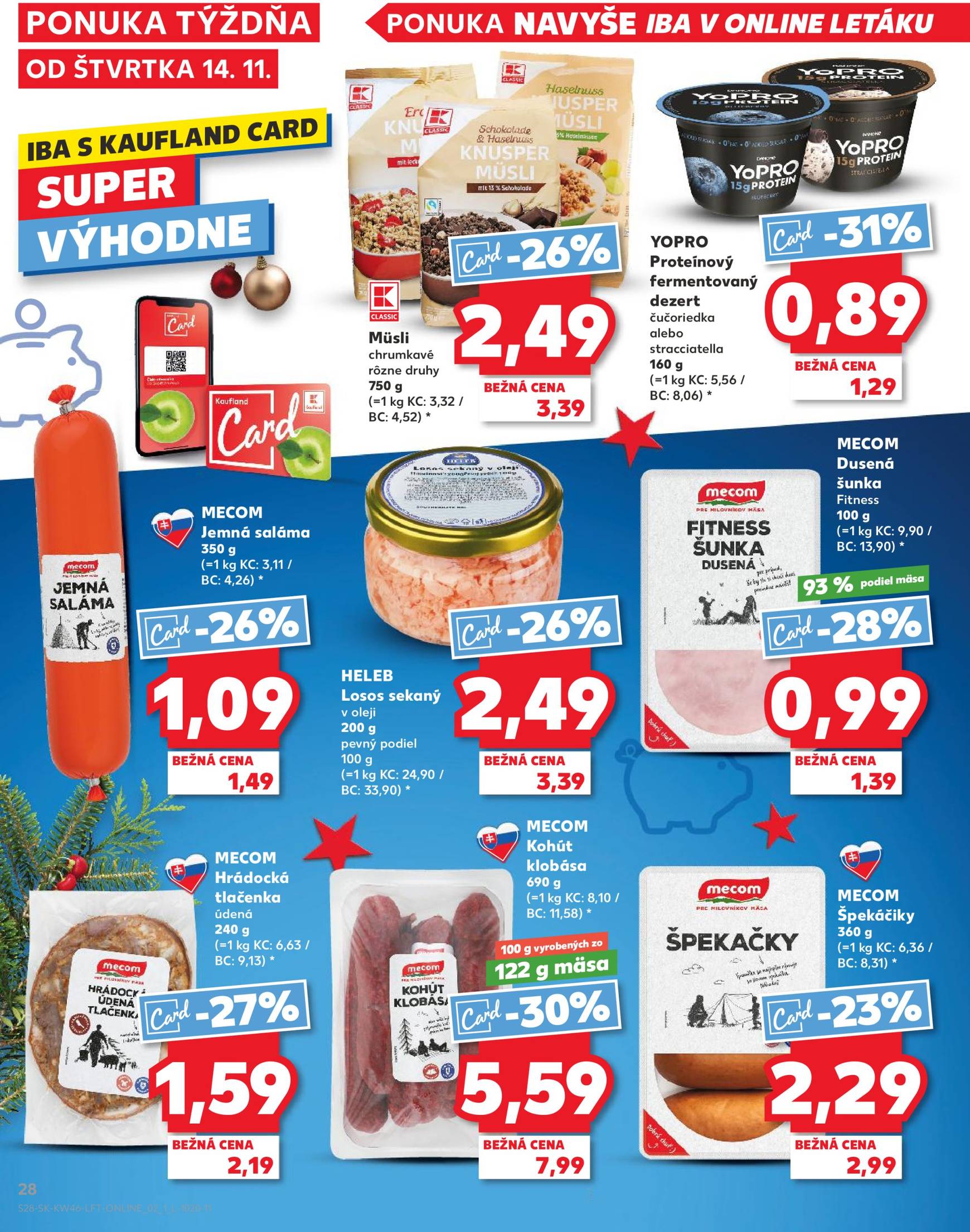 Kaufland leták platný od 14.11. - 20.11. 28