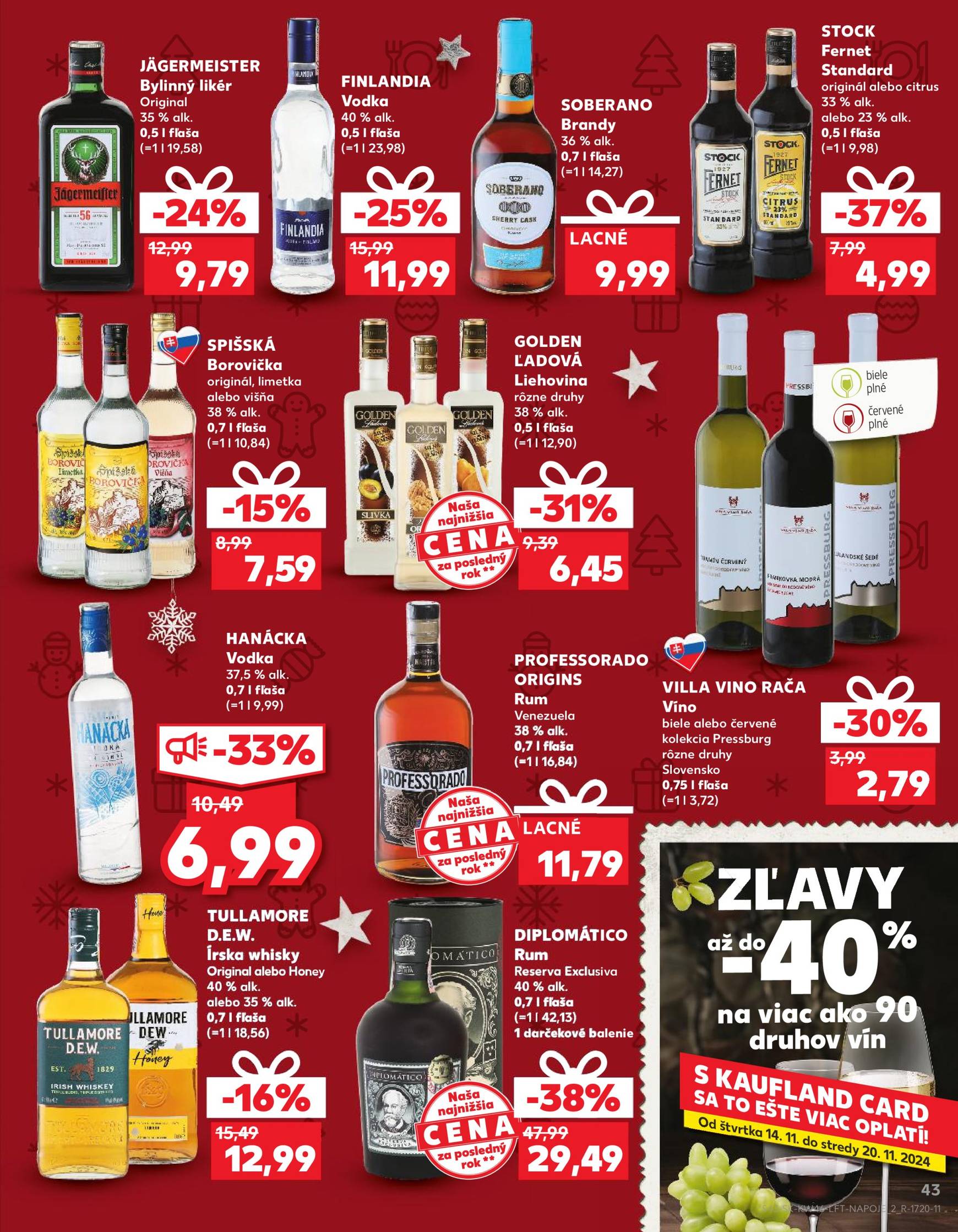 Kaufland leták platný od 14.11. - 20.11. 43