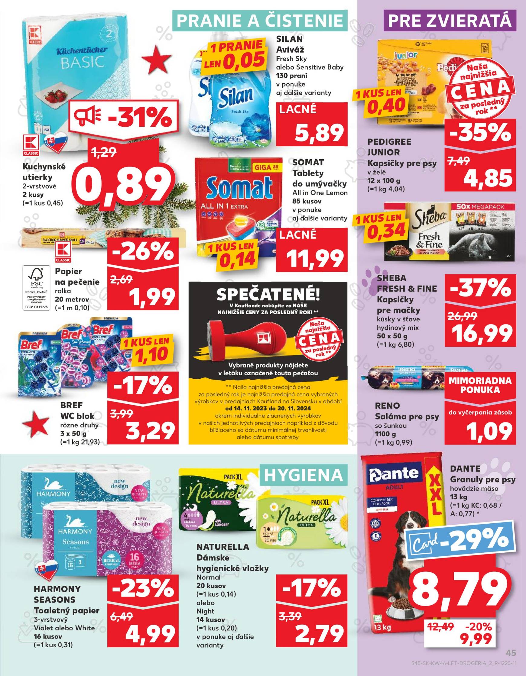 Kaufland leták platný od 14.11. - 20.11. 45