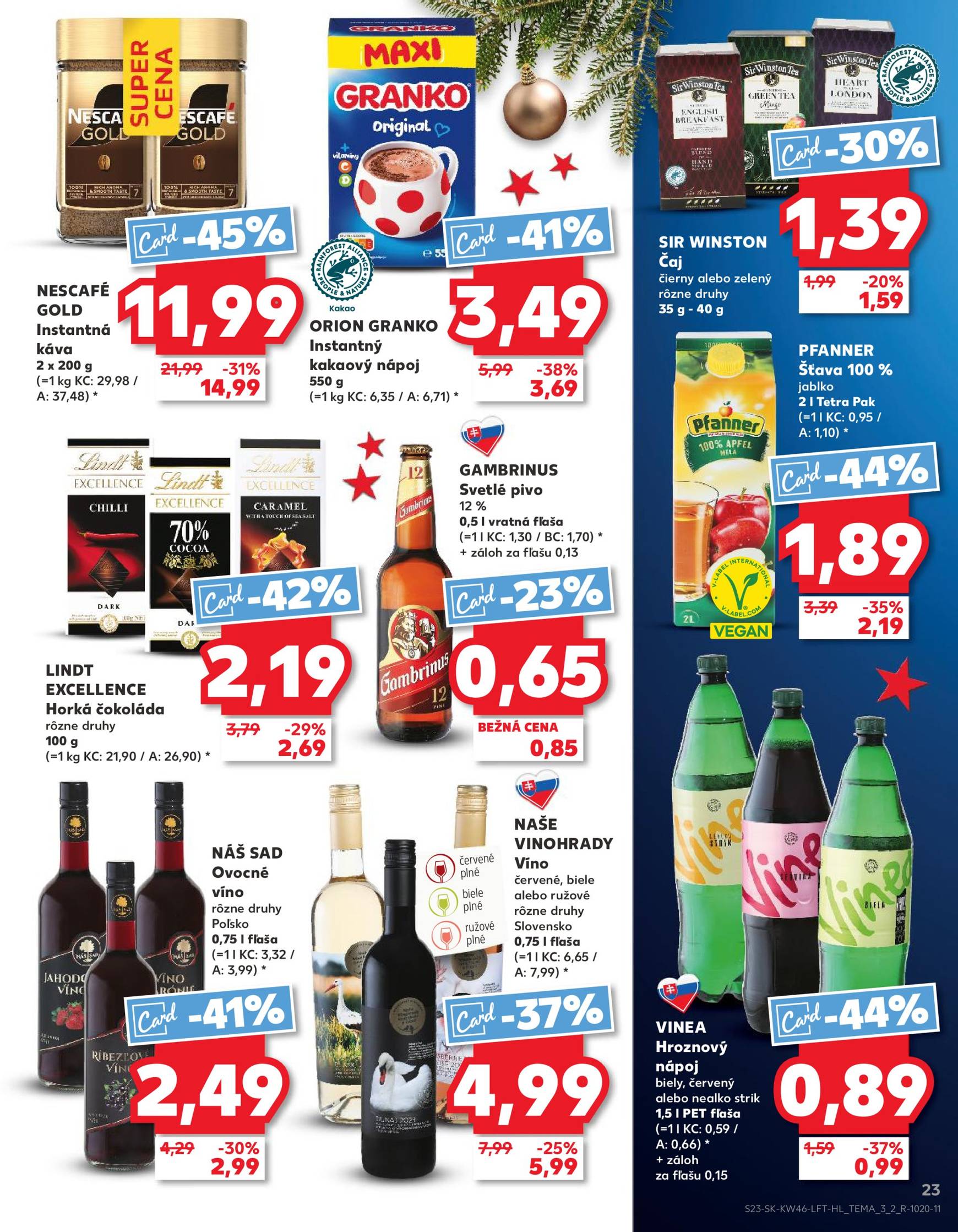 Kaufland leták platný od 14.11. - 20.11. 23