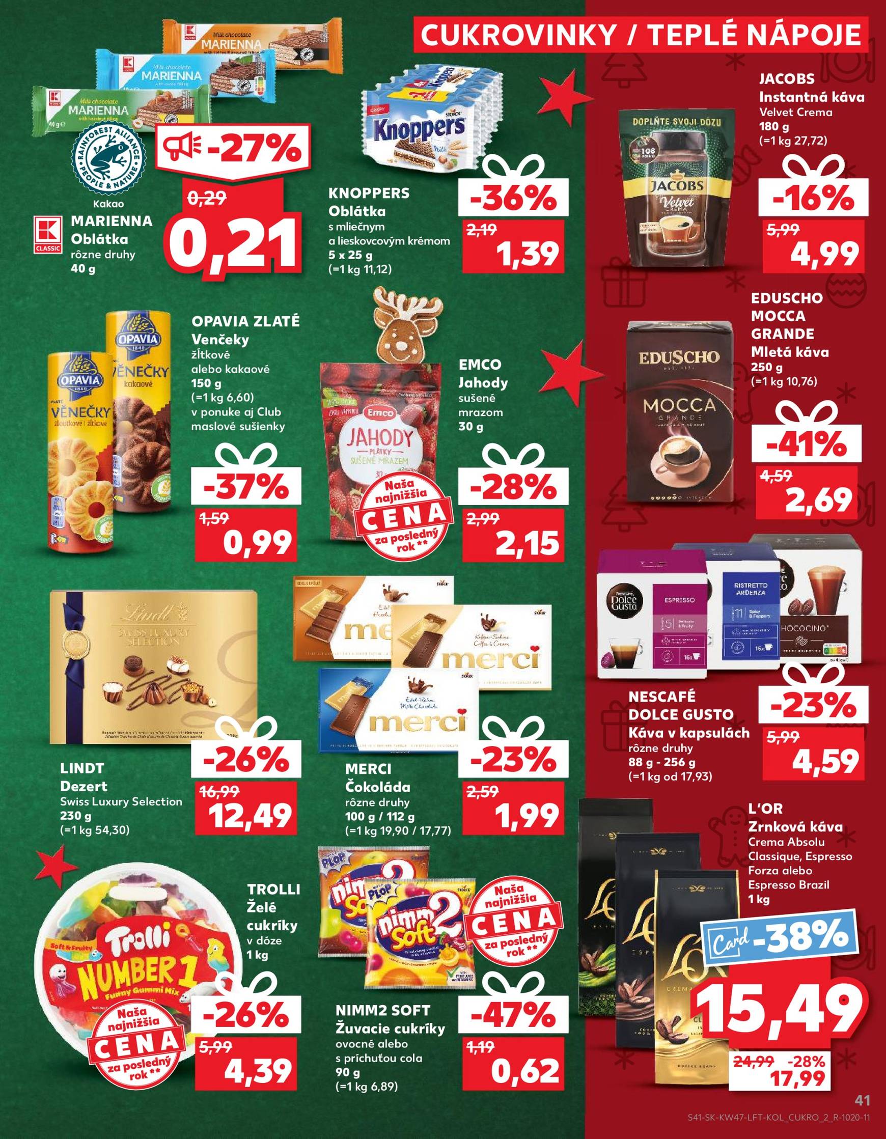 Kaufland leták platný od 21.11. - 27.11. 41