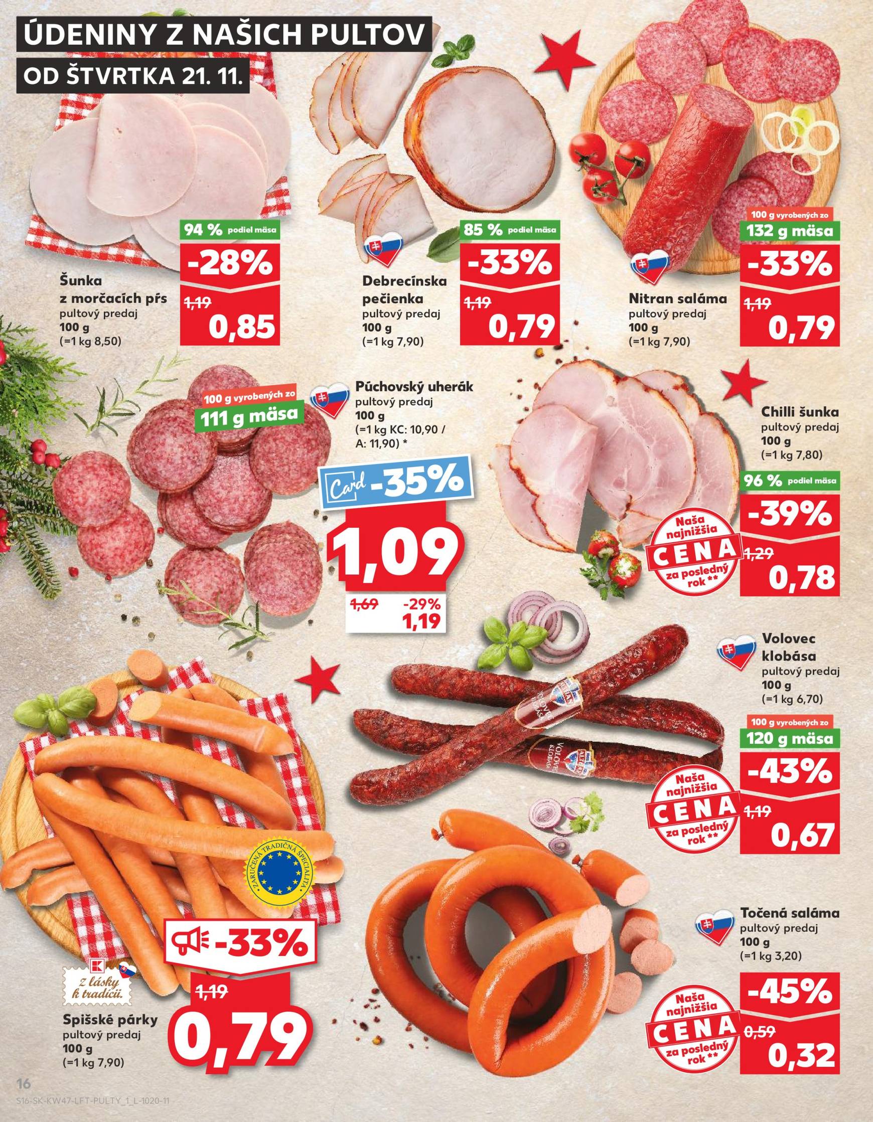 Kaufland leták platný od 21.11. - 27.11. 16