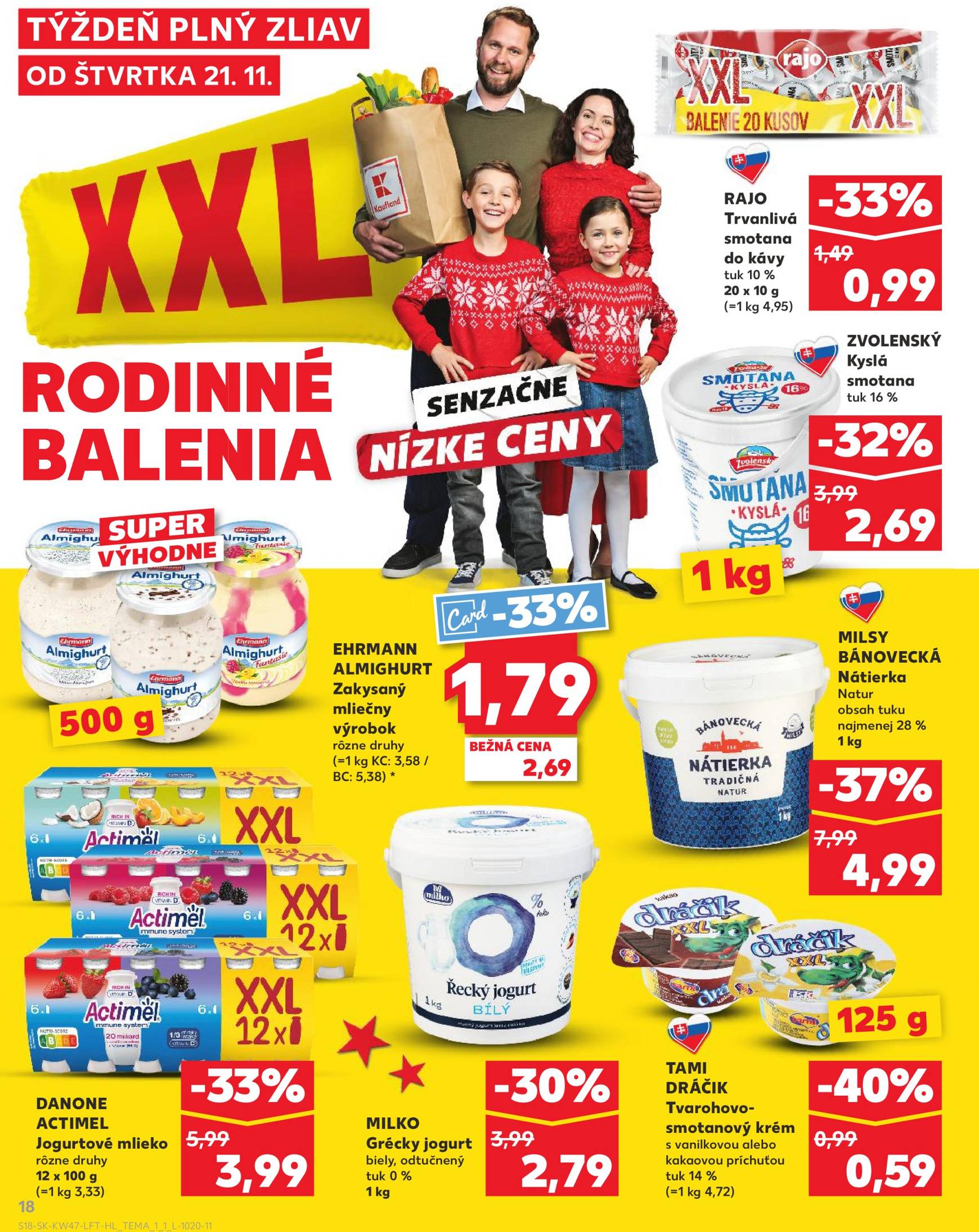 Kaufland leták platný od 21.11. - 27.11. 18