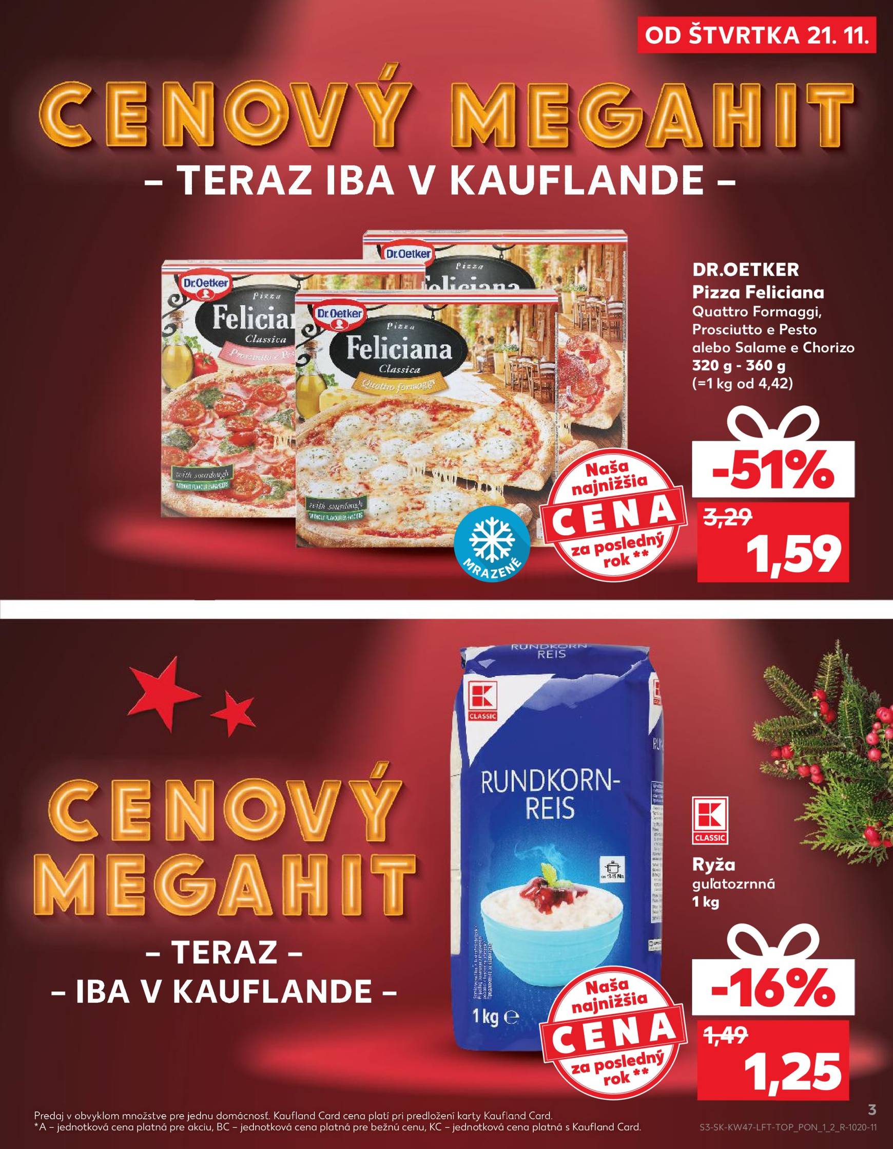 Kaufland leták platný od 21.11. - 27.11. 3