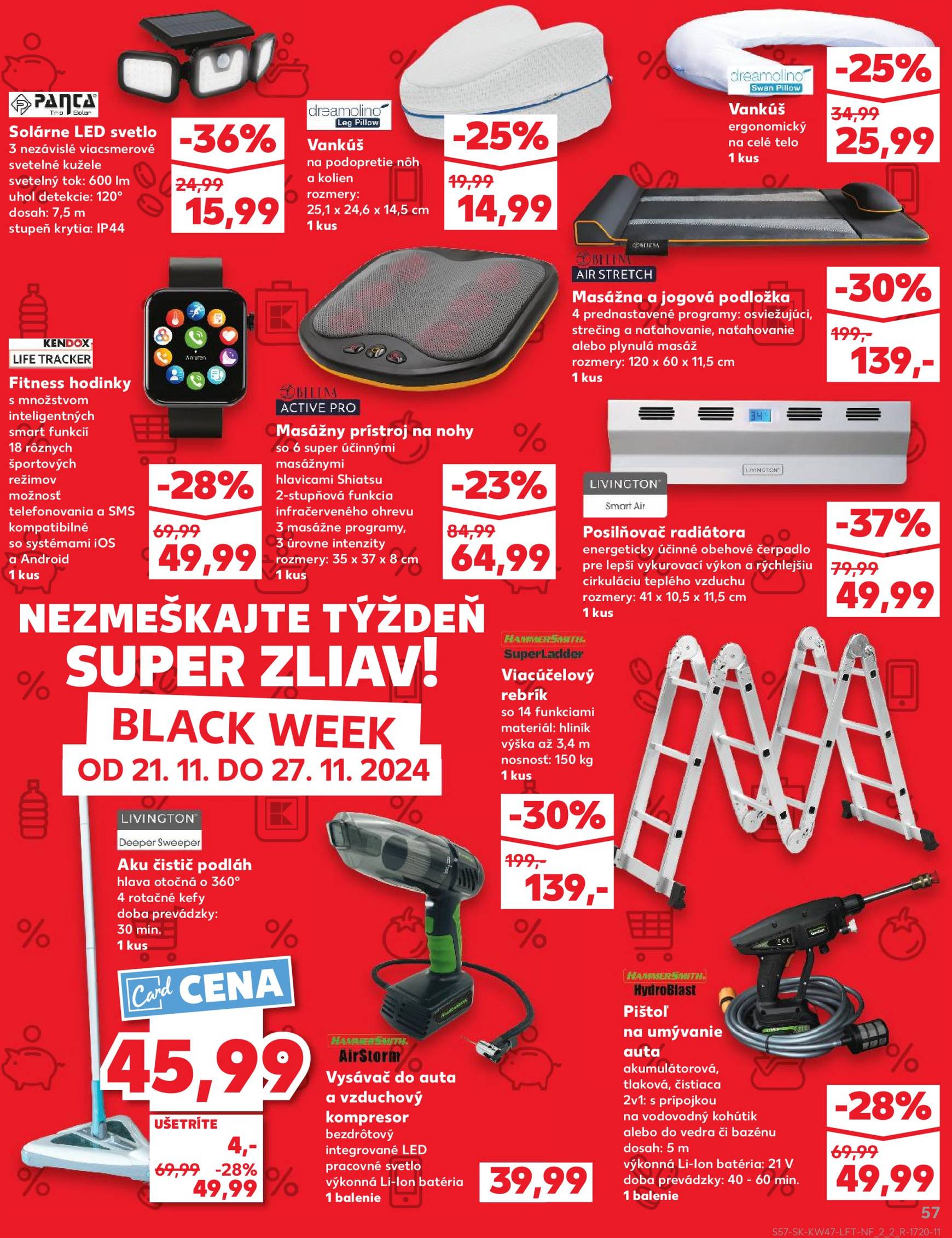 Kaufland leták platný od 21.11. - 27.11. 57