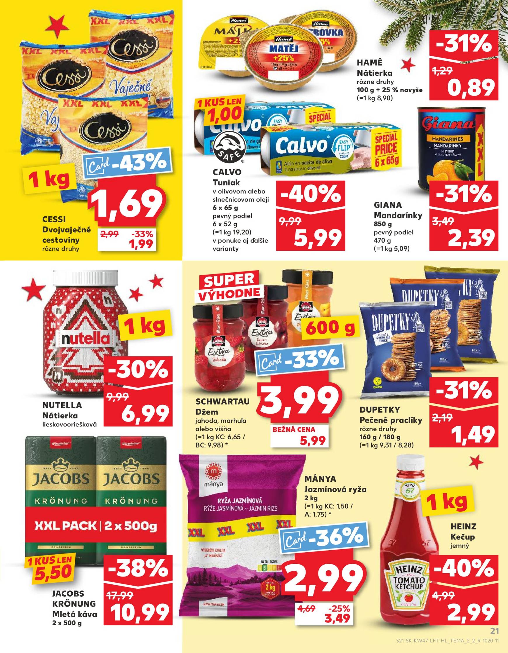 Kaufland leták platný od 21.11. - 27.11. 21