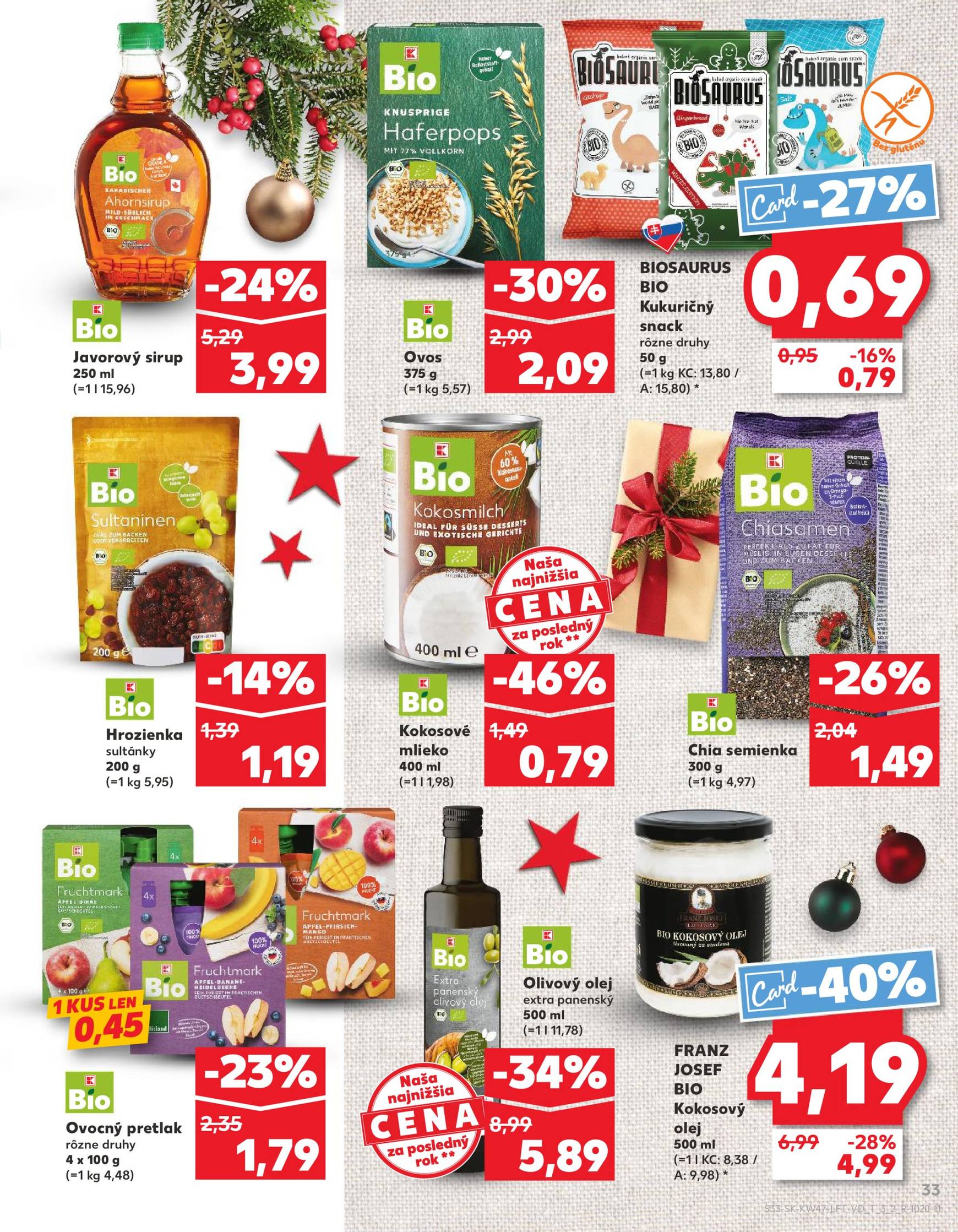 Kaufland leták platný od 21.11. - 27.11. 33