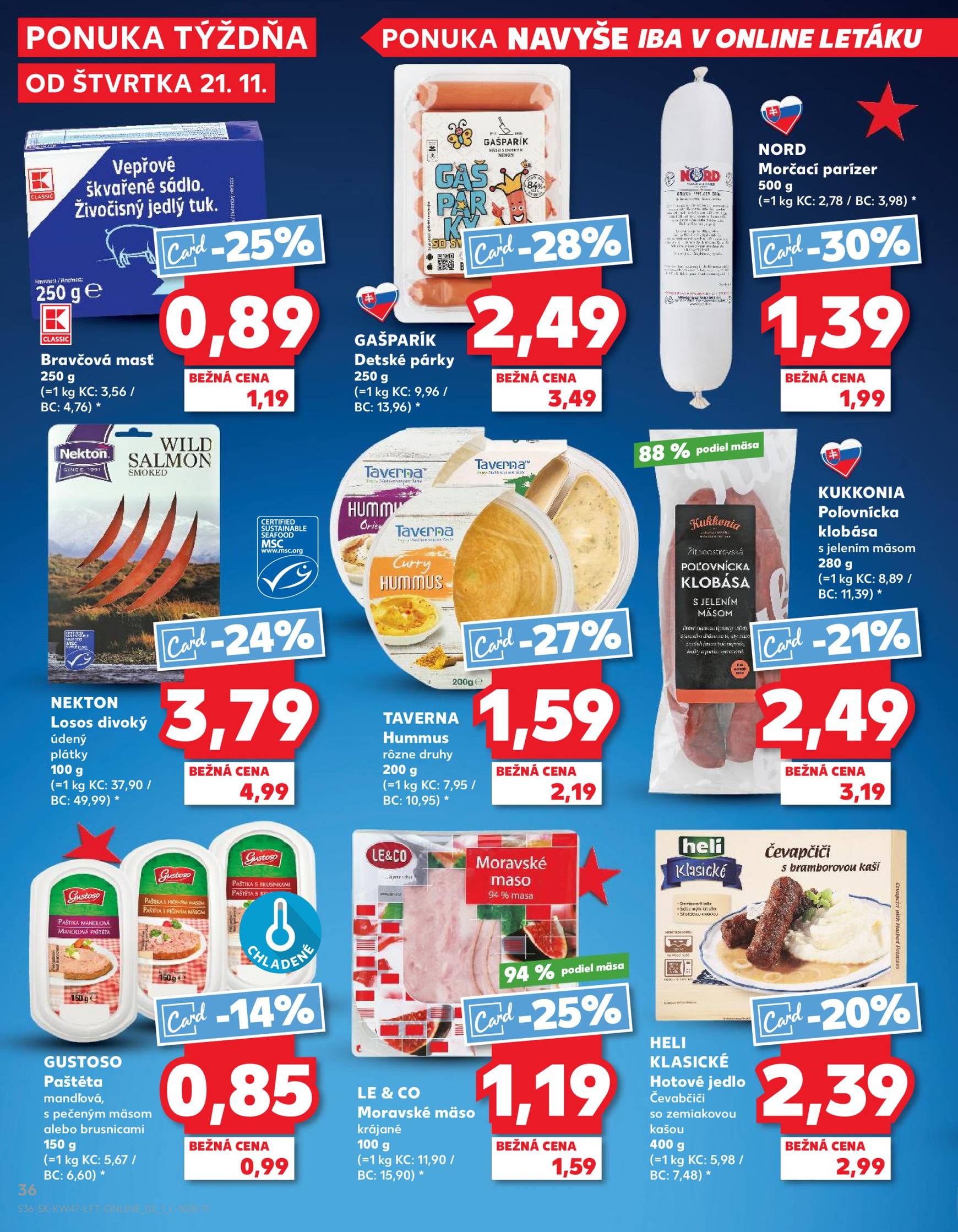 Kaufland leták platný od 21.11. - 27.11. 36