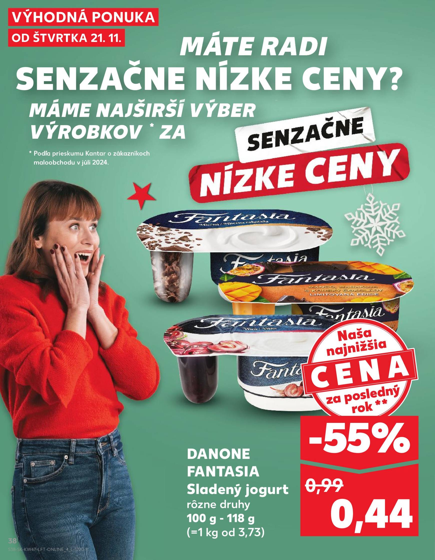 Kaufland leták platný od 21.11. - 27.11. 38