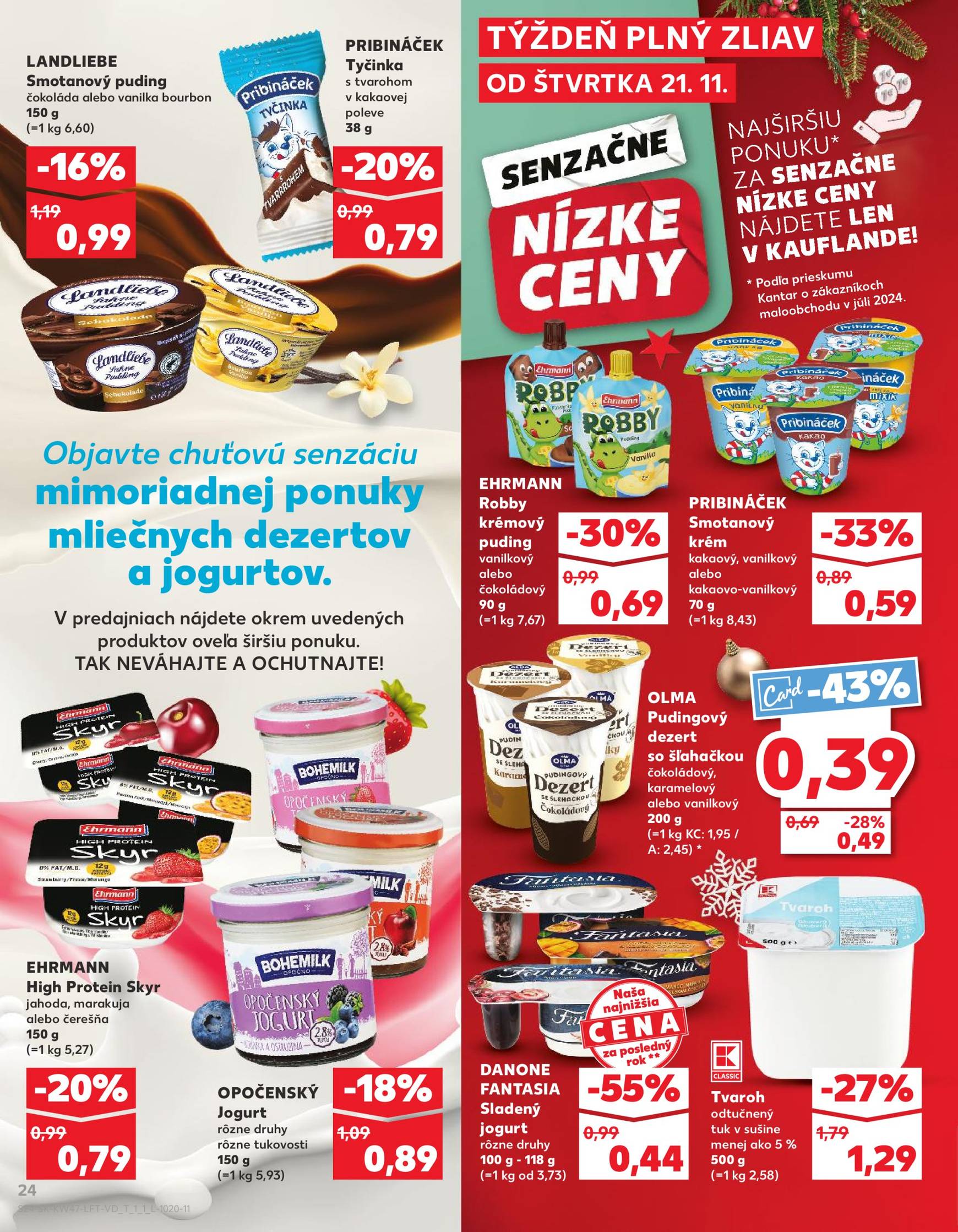 Kaufland leták platný od 21.11. - 27.11. 24