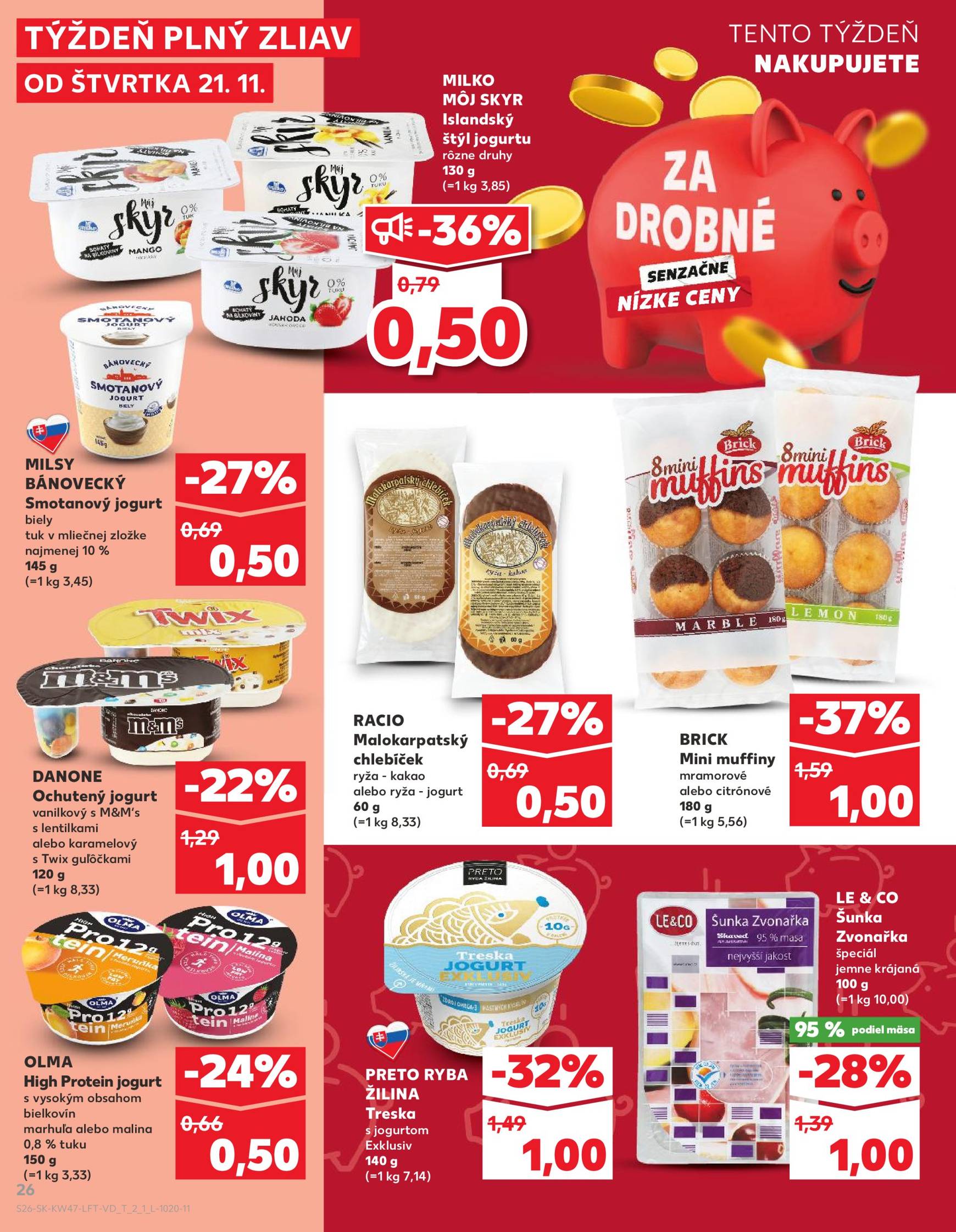 Kaufland leták platný od 21.11. - 27.11. 26