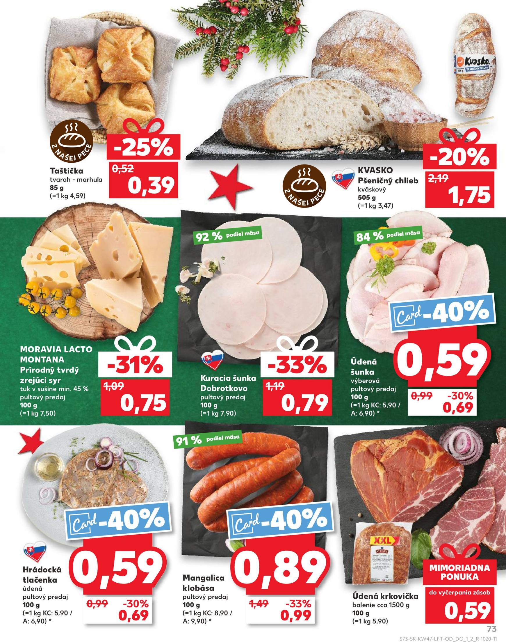 Kaufland leták platný od 21.11. - 27.11. 73