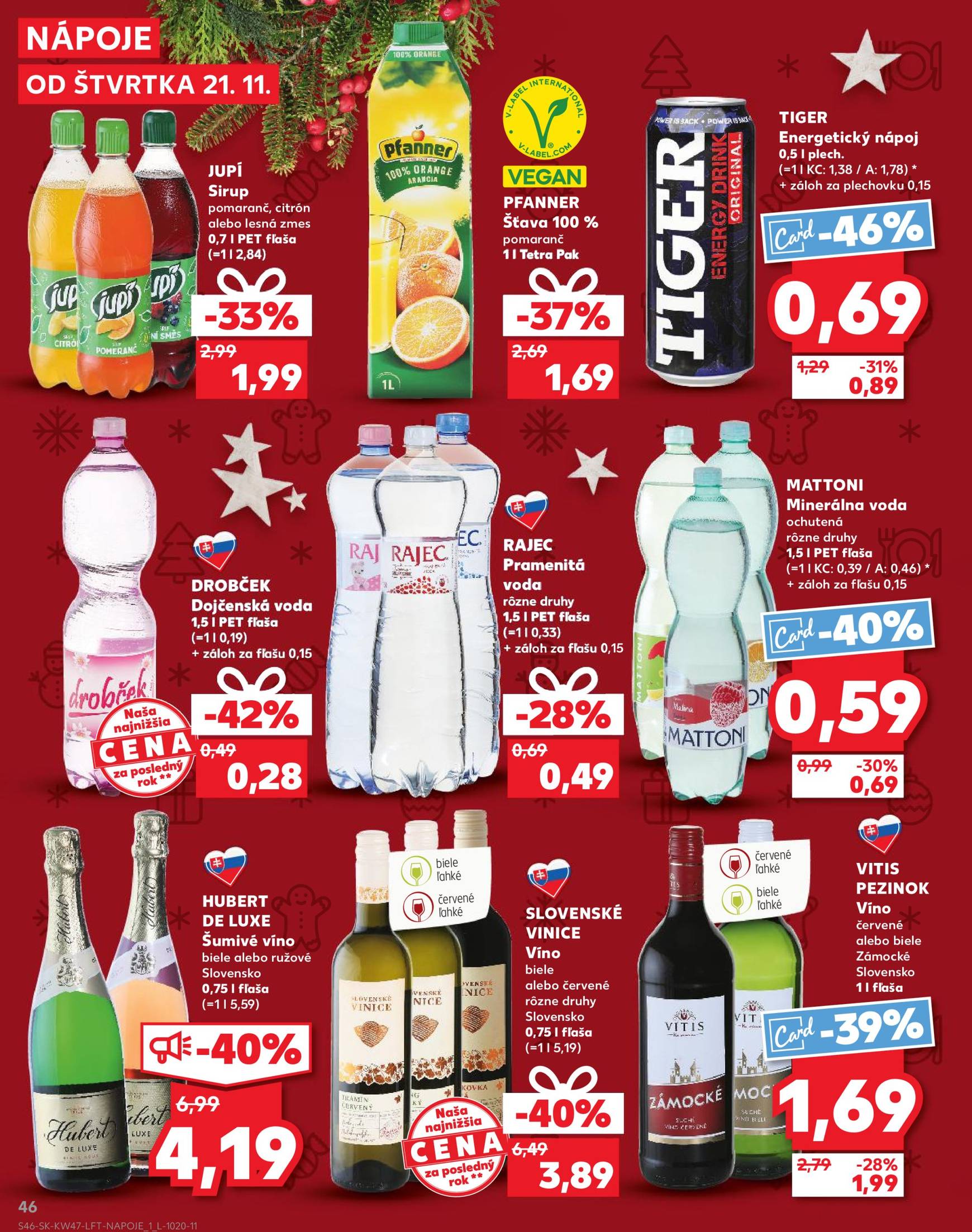 Kaufland leták platný od 21.11. - 27.11. 46