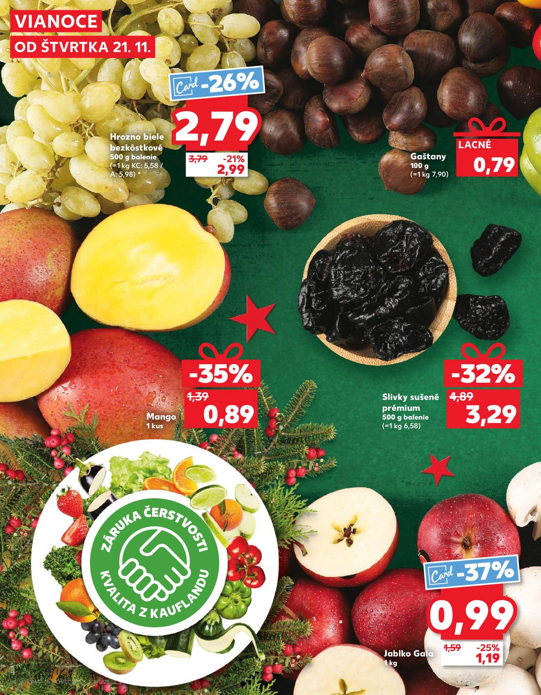 Kaufland leták platný od 21.11. - 27.11. 4