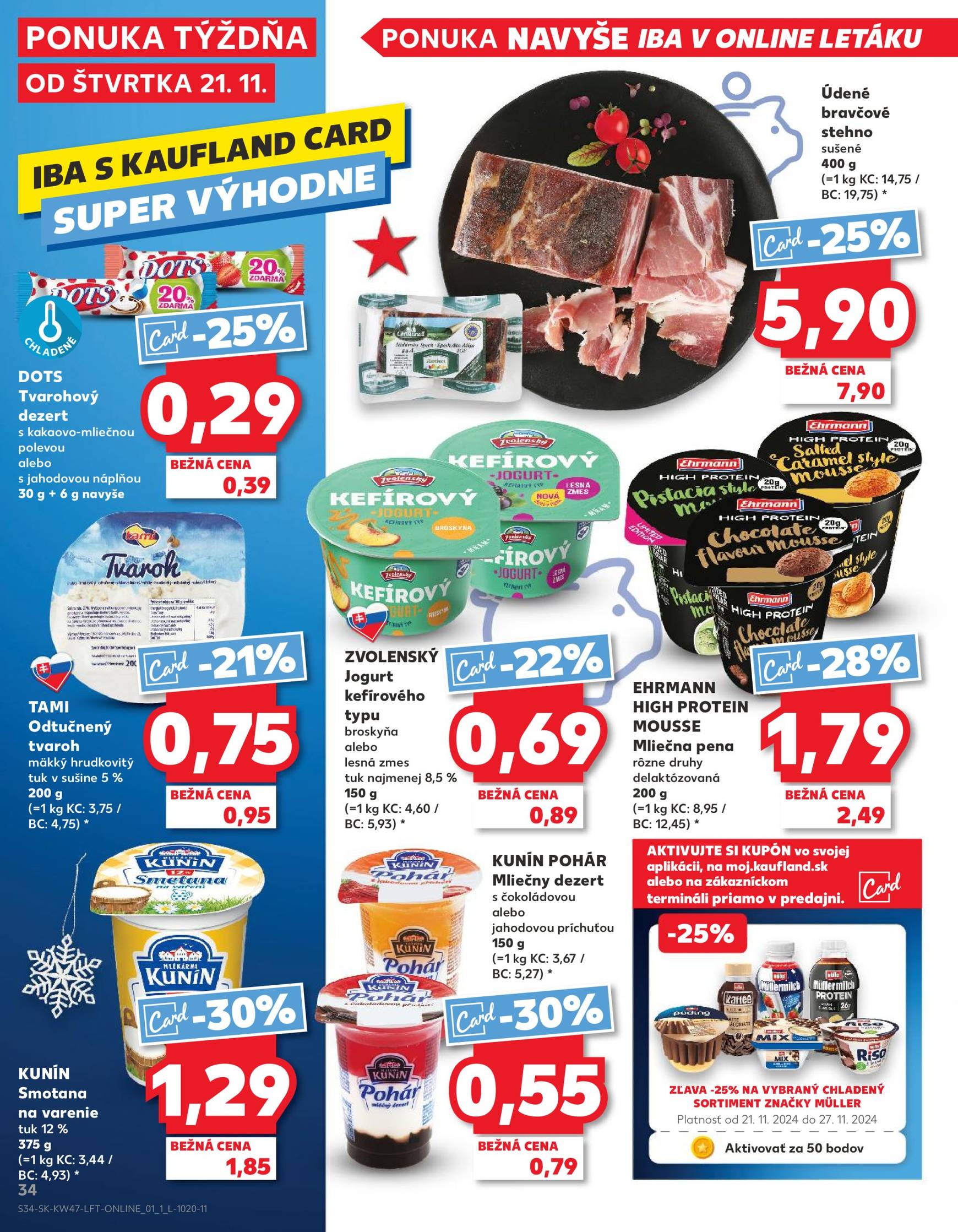 Kaufland leták platný od 21.11. - 27.11. 34