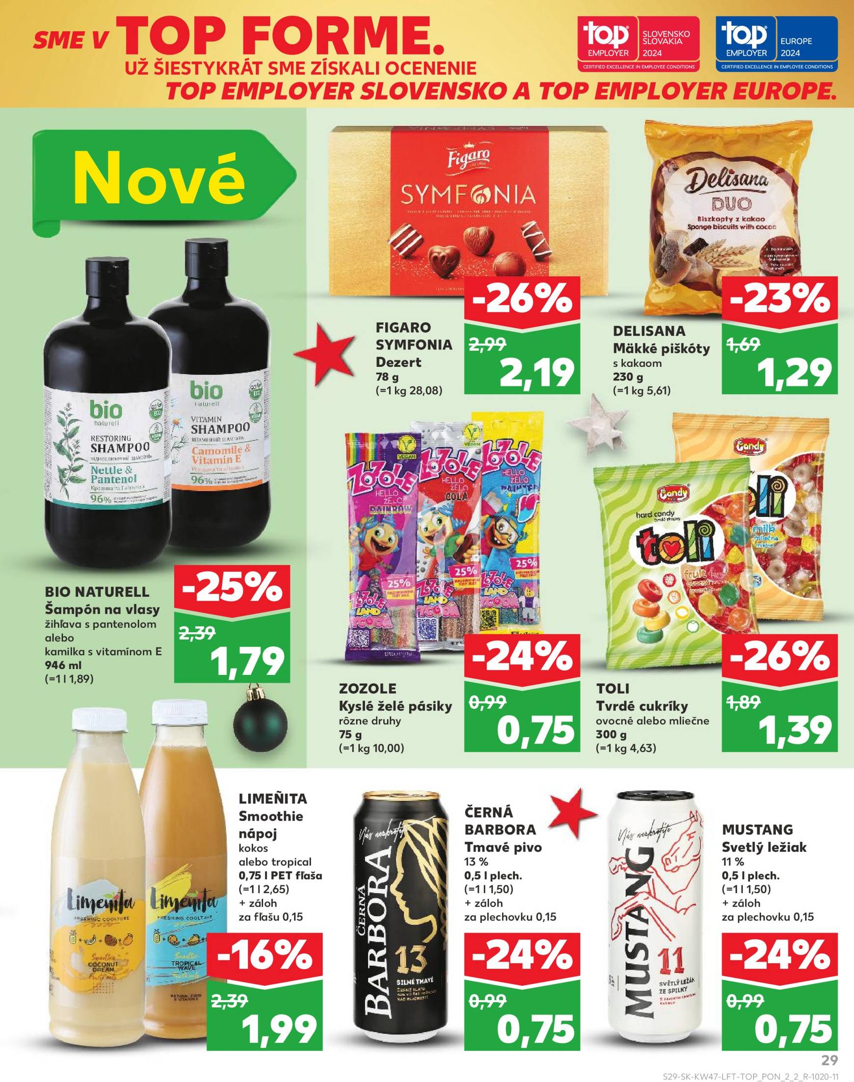 Kaufland leták platný od 21.11. - 27.11. 29