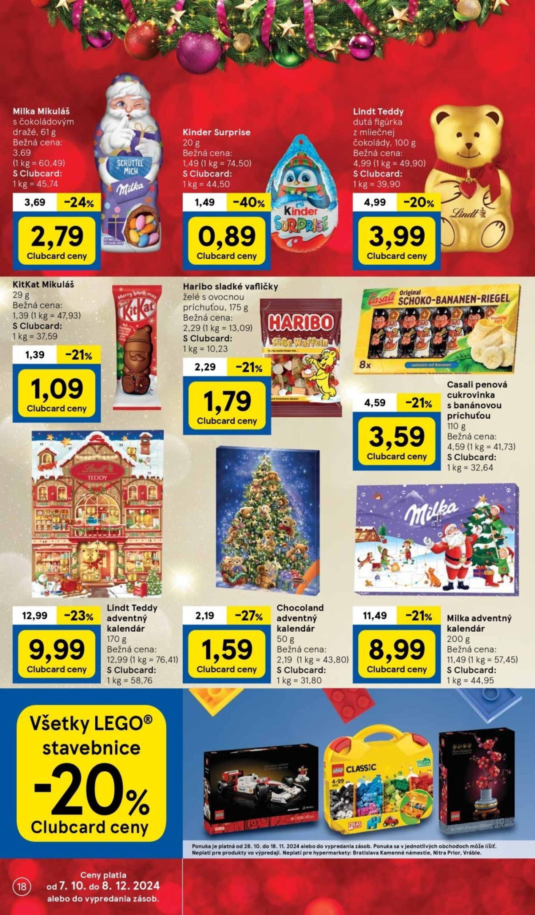 Tesco Supermarket leták platný od 06.11. - 12.11. 18