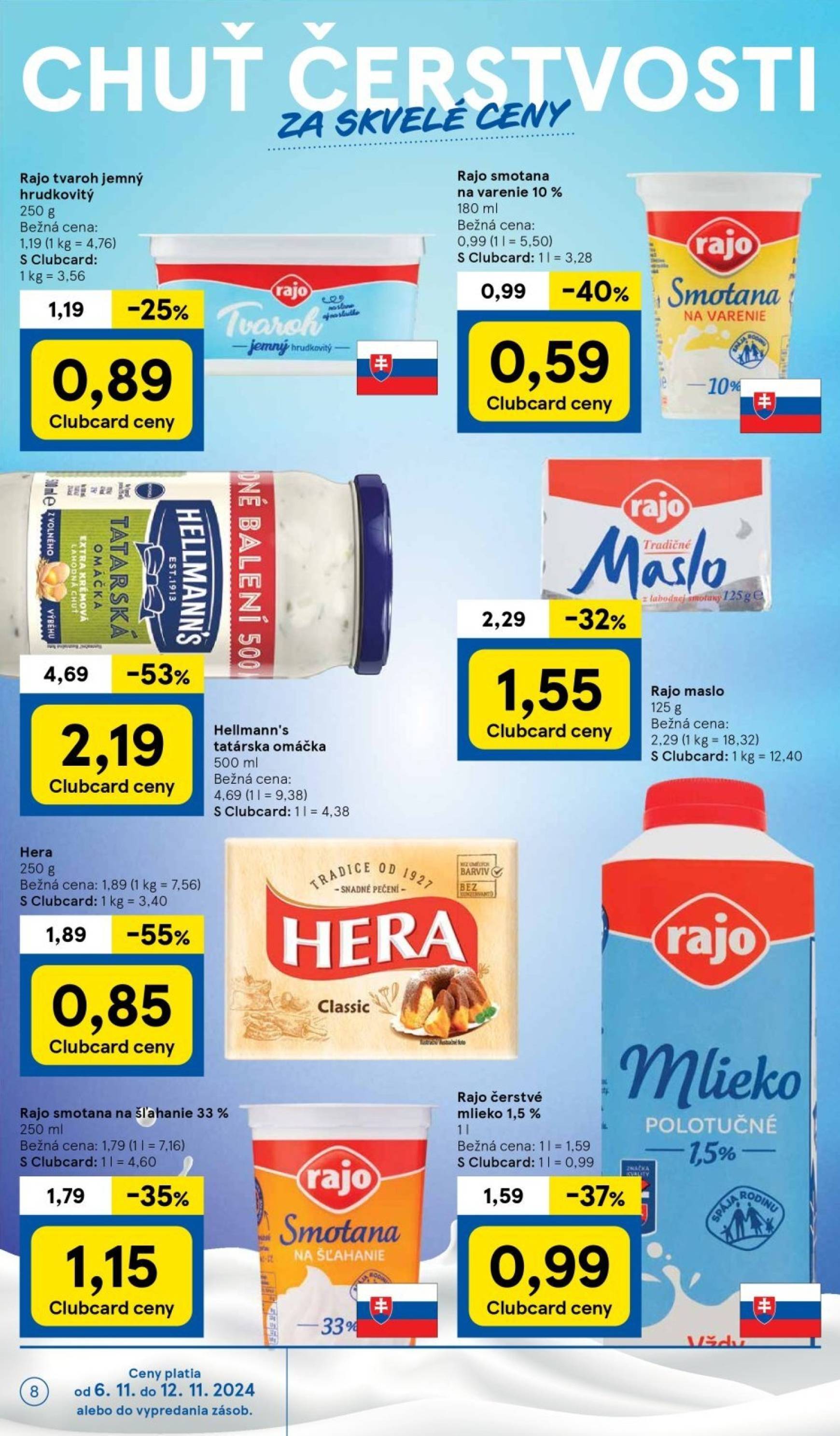 Tesco Supermarket leták platný od 06.11. - 12.11. 8