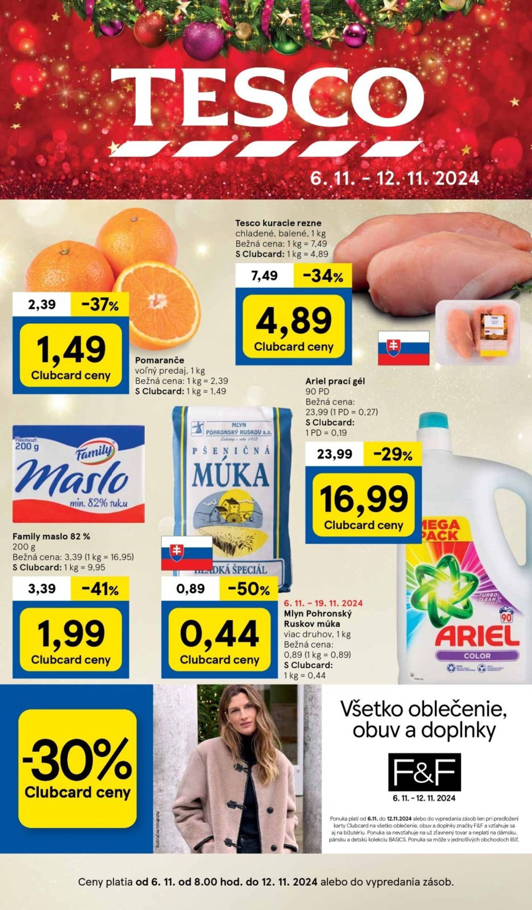 Tesco leták platný od 06.11. - 12.11.