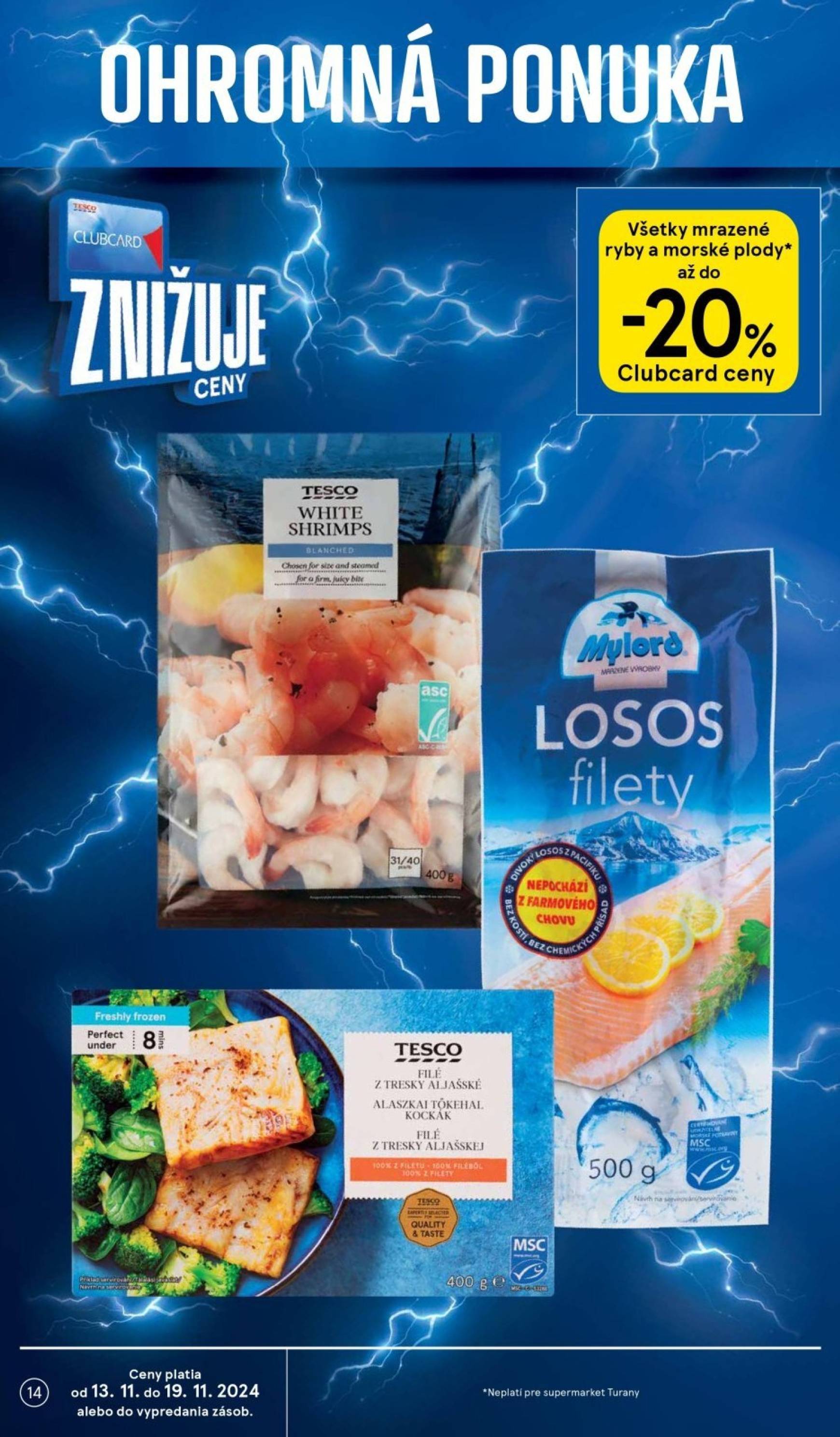 Tesco Supermarket leták platný od 13.11. - 19.11. 14