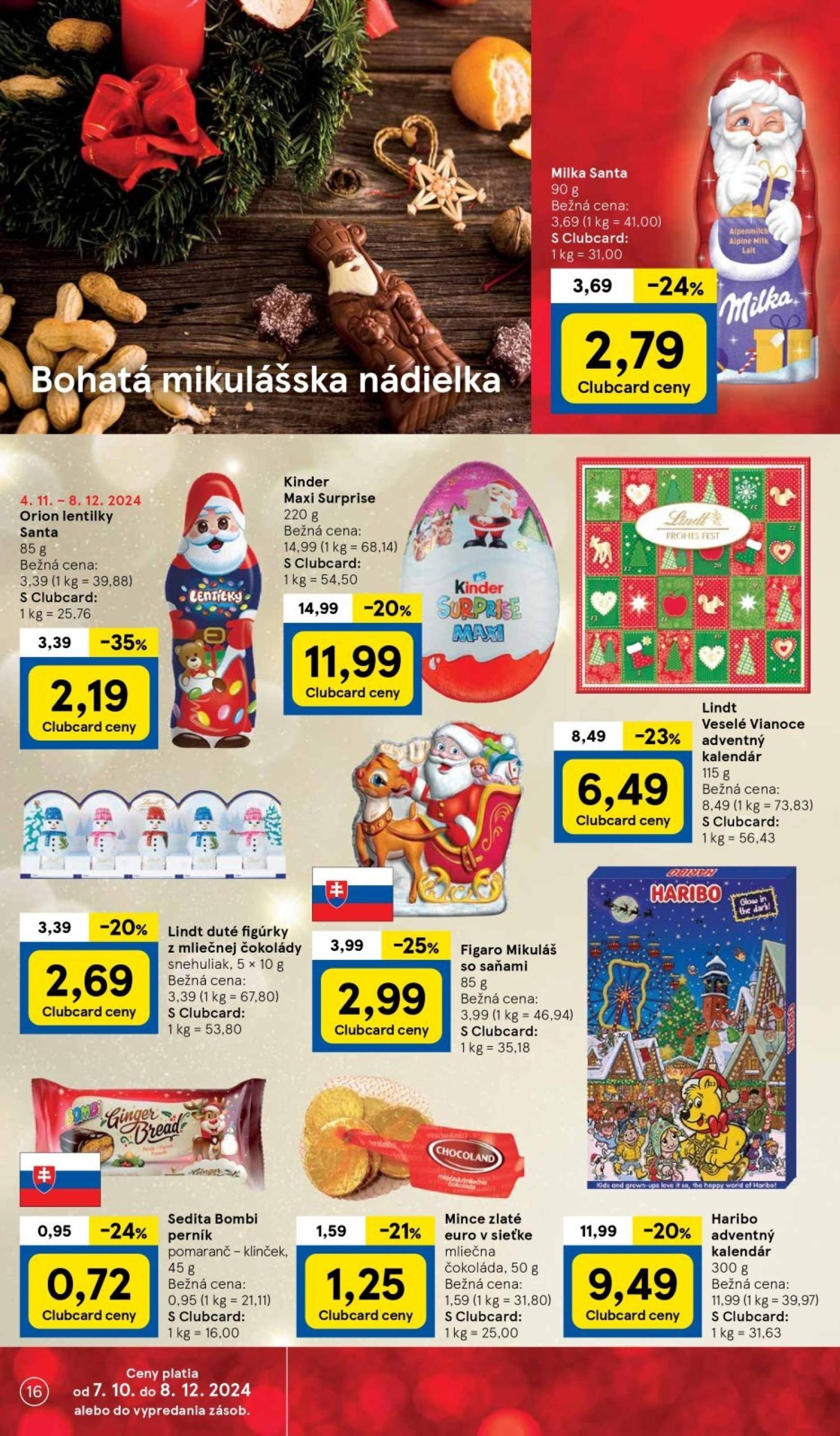 Tesco Supermarket leták platný od 13.11. - 19.11. 16