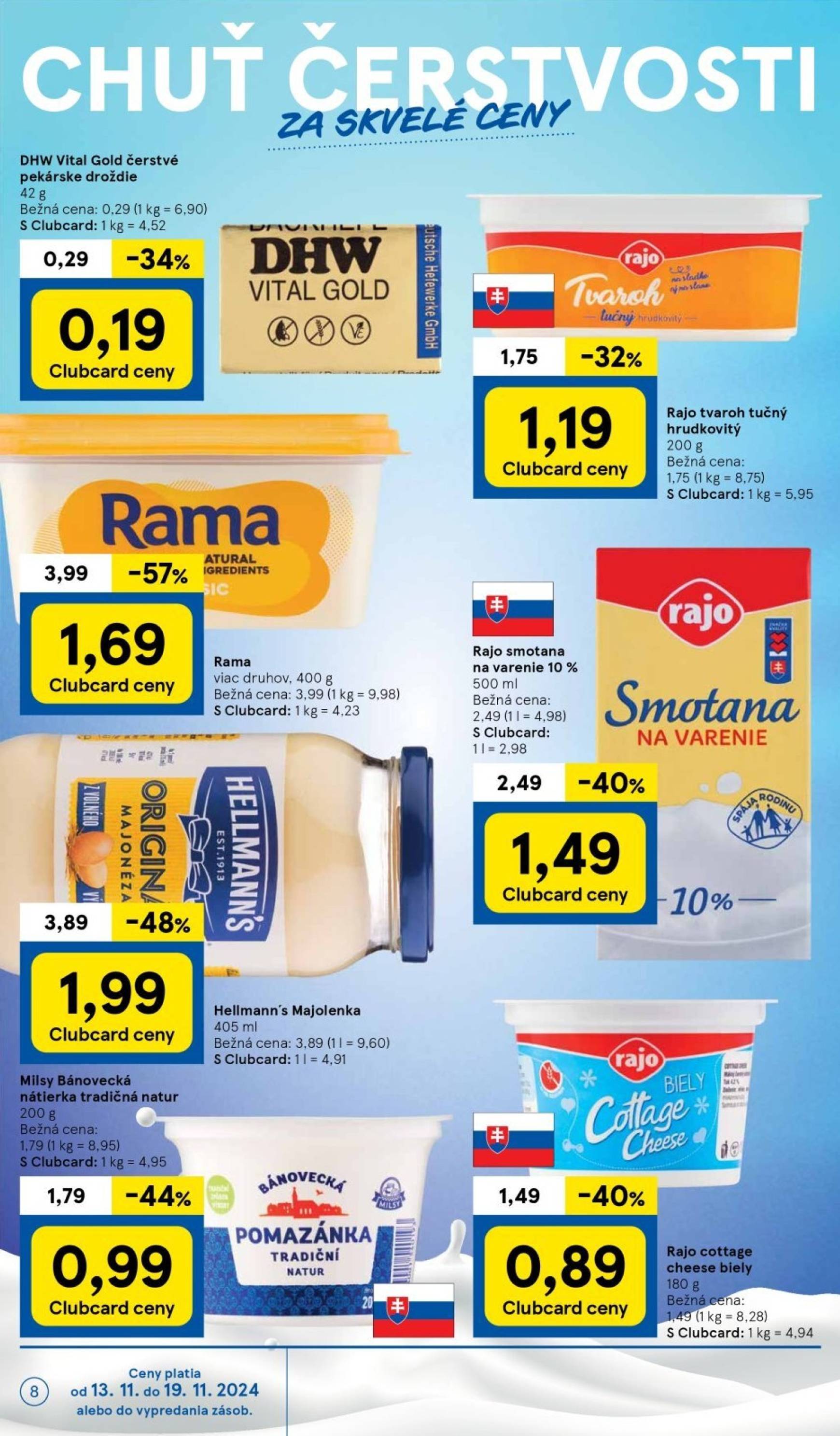 Tesco Supermarket leták platný od 13.11. - 19.11. 8