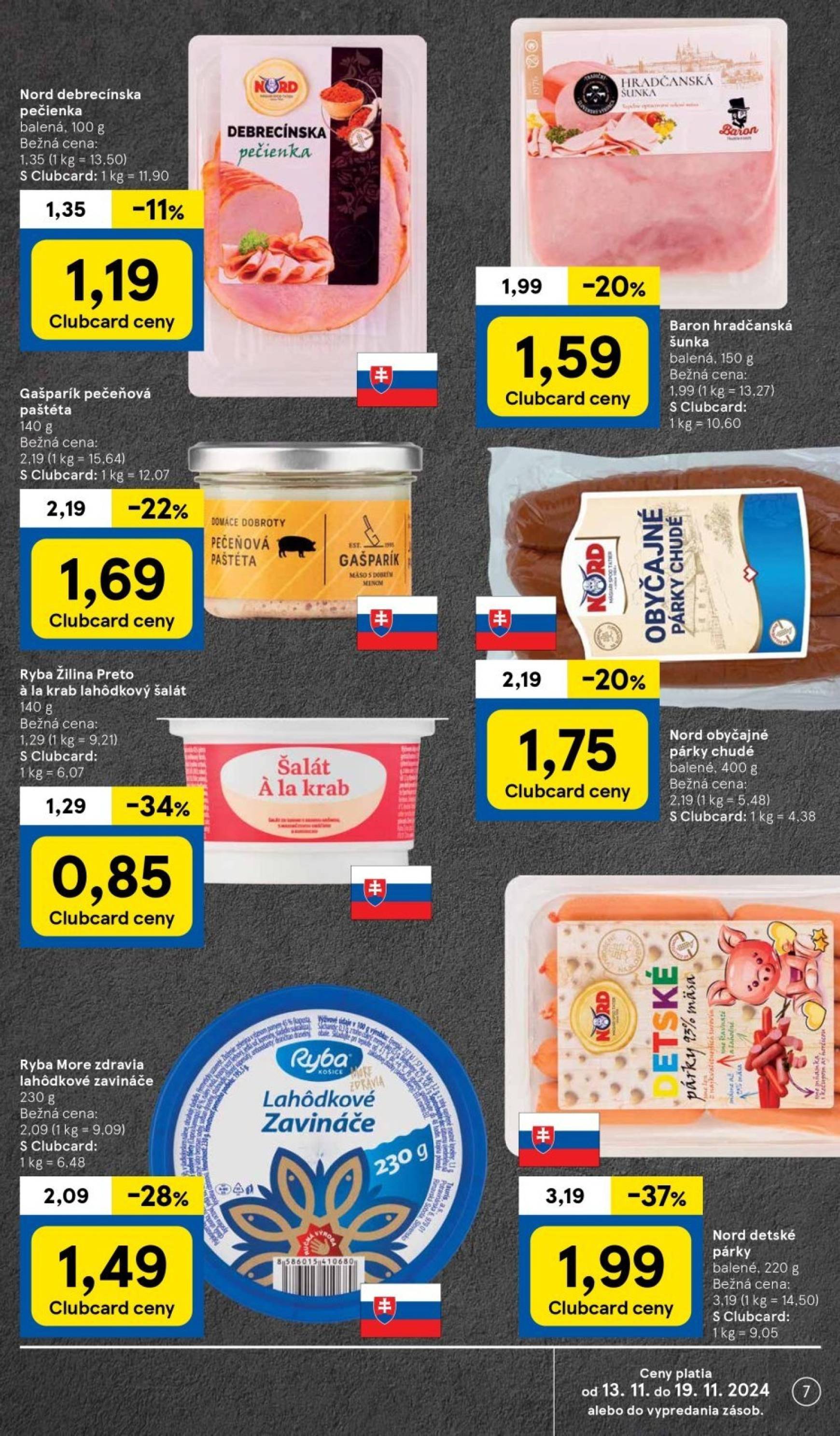 Tesco Supermarket leták platný od 13.11. - 19.11. 7