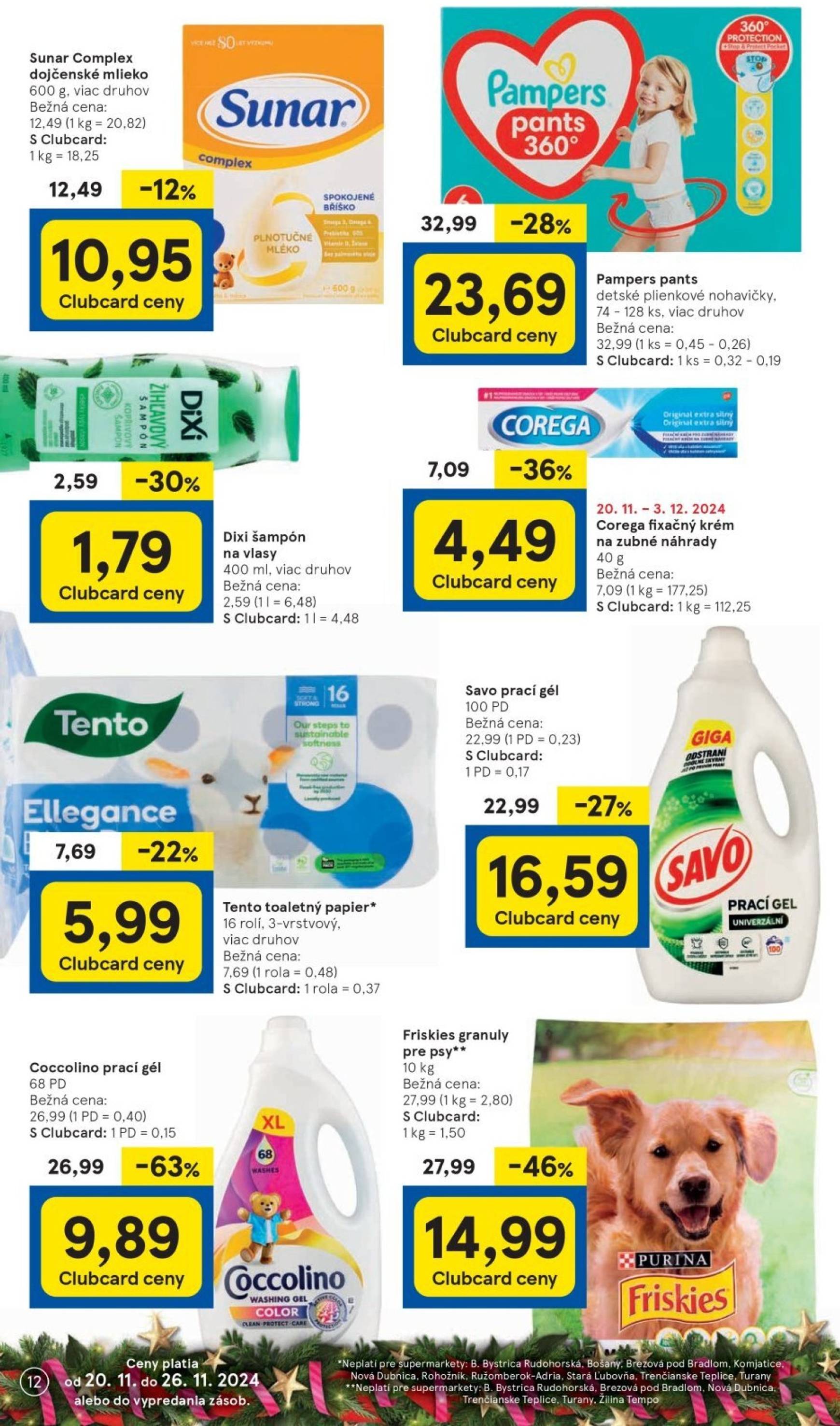 Tesco Supermarket leták platný od 20.11. - 26.11. 12