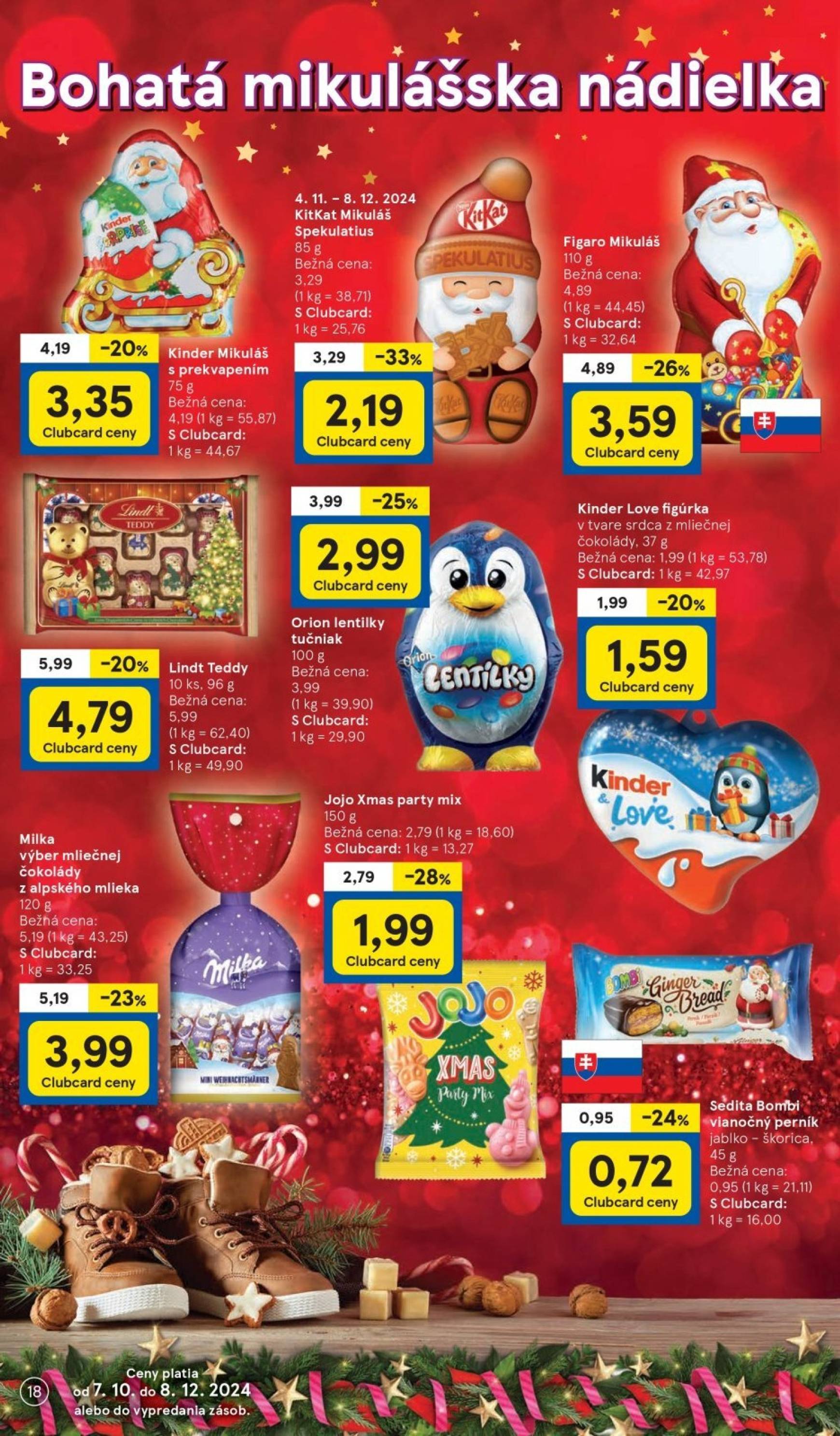 Tesco Supermarket leták platný od 20.11. - 26.11. 18