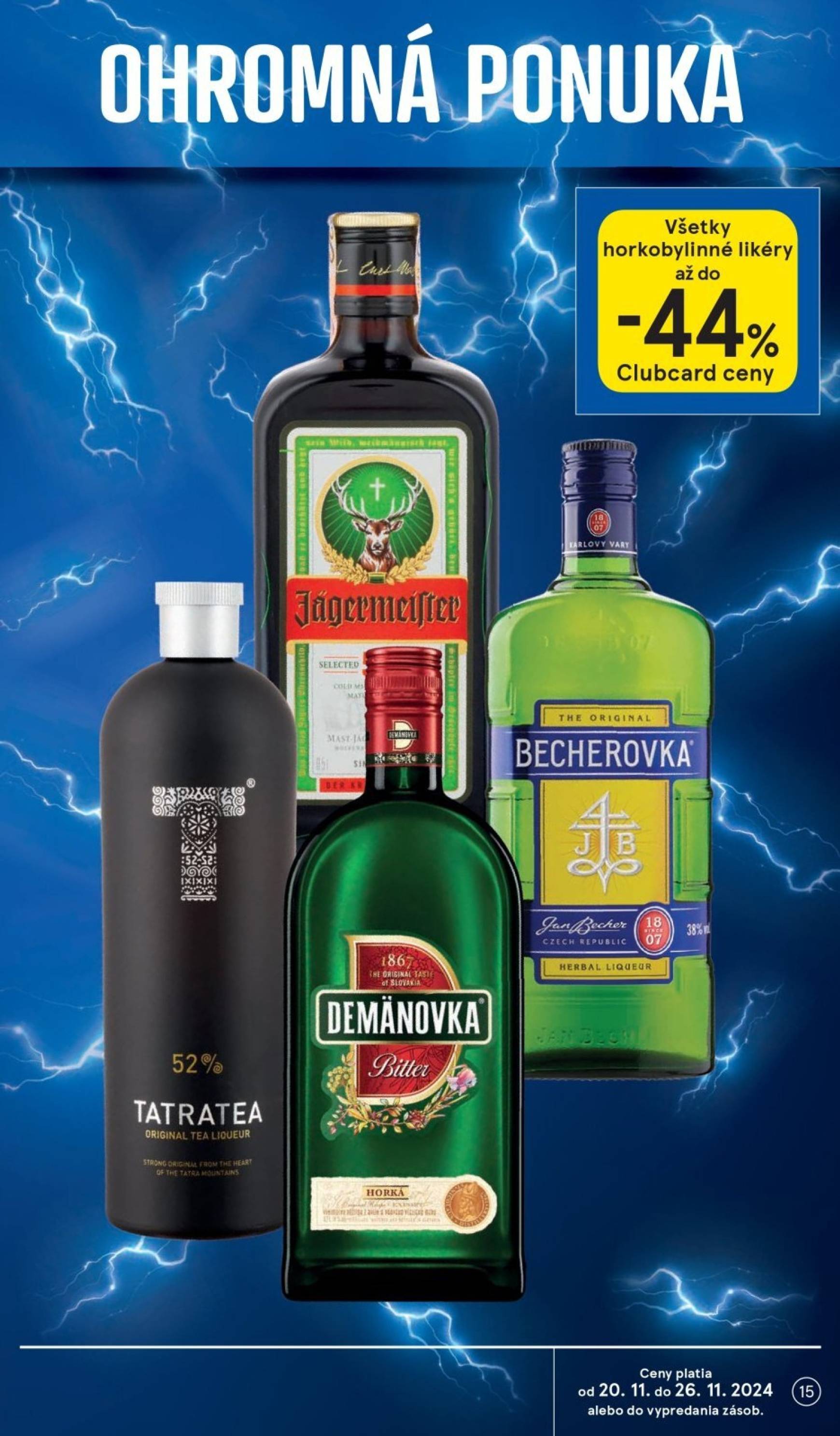 Tesco Supermarket leták platný od 20.11. - 26.11. 15