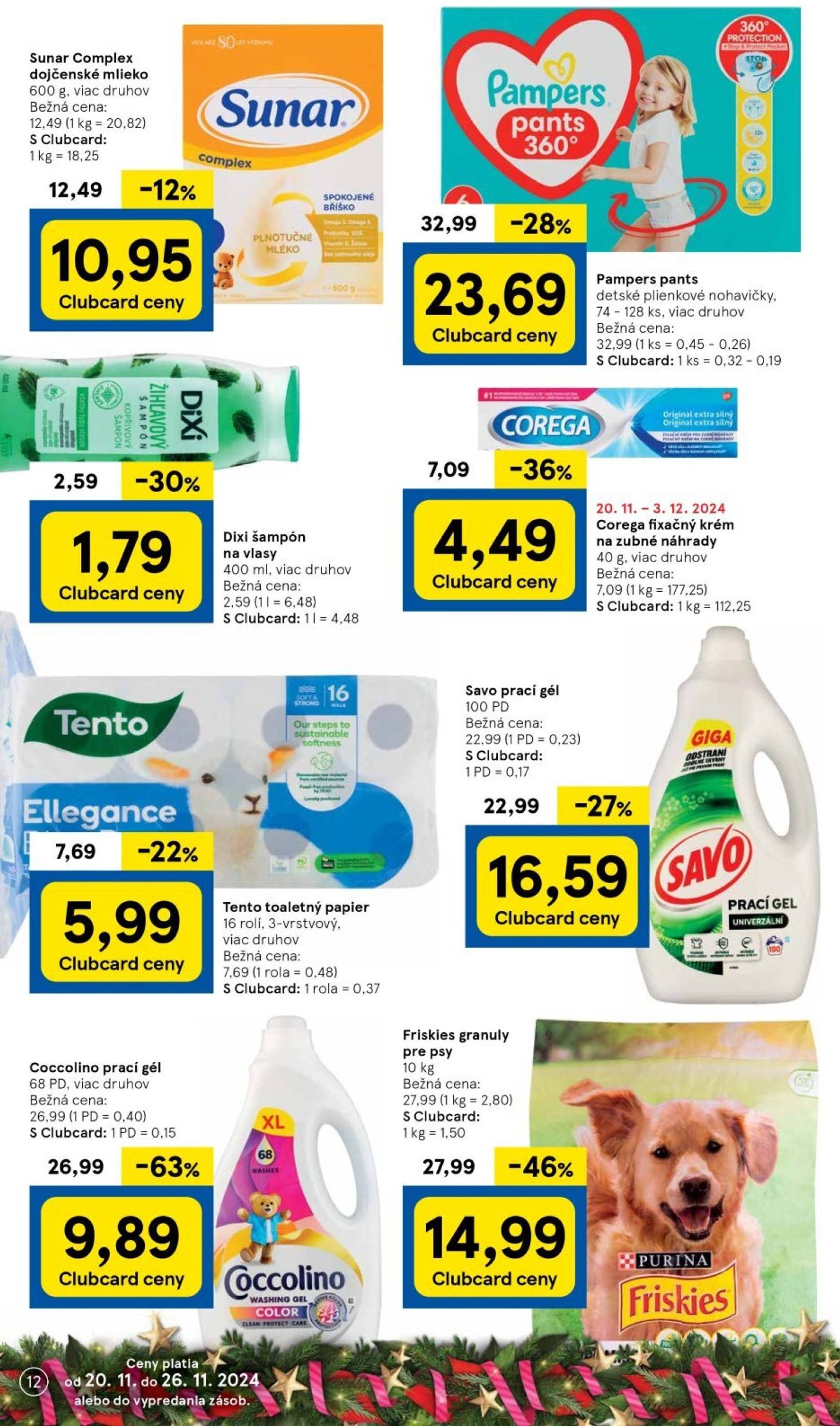 Tesco leták platný od 20.11. - 28.11. 12