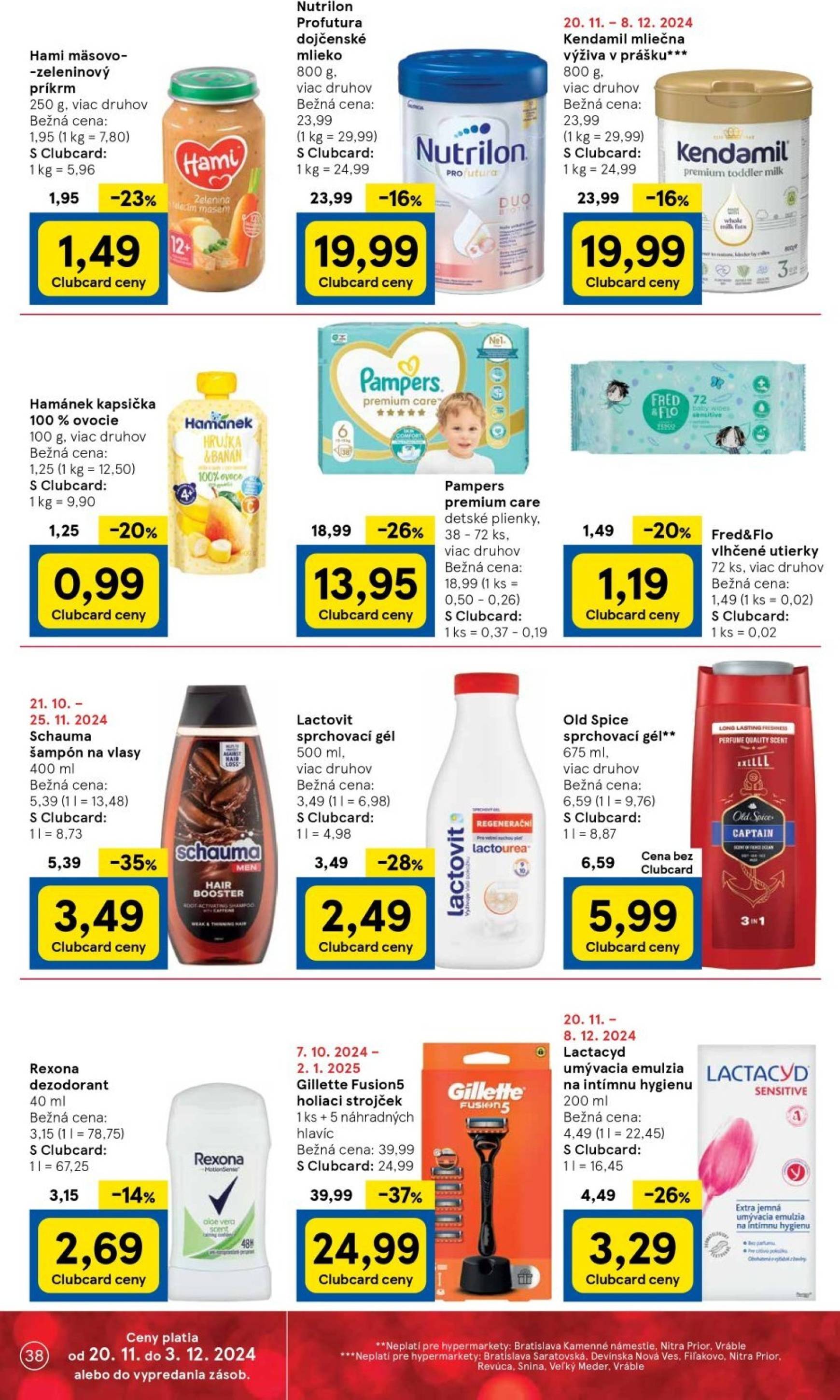 Tesco leták platný od 20.11. - 28.11. 38