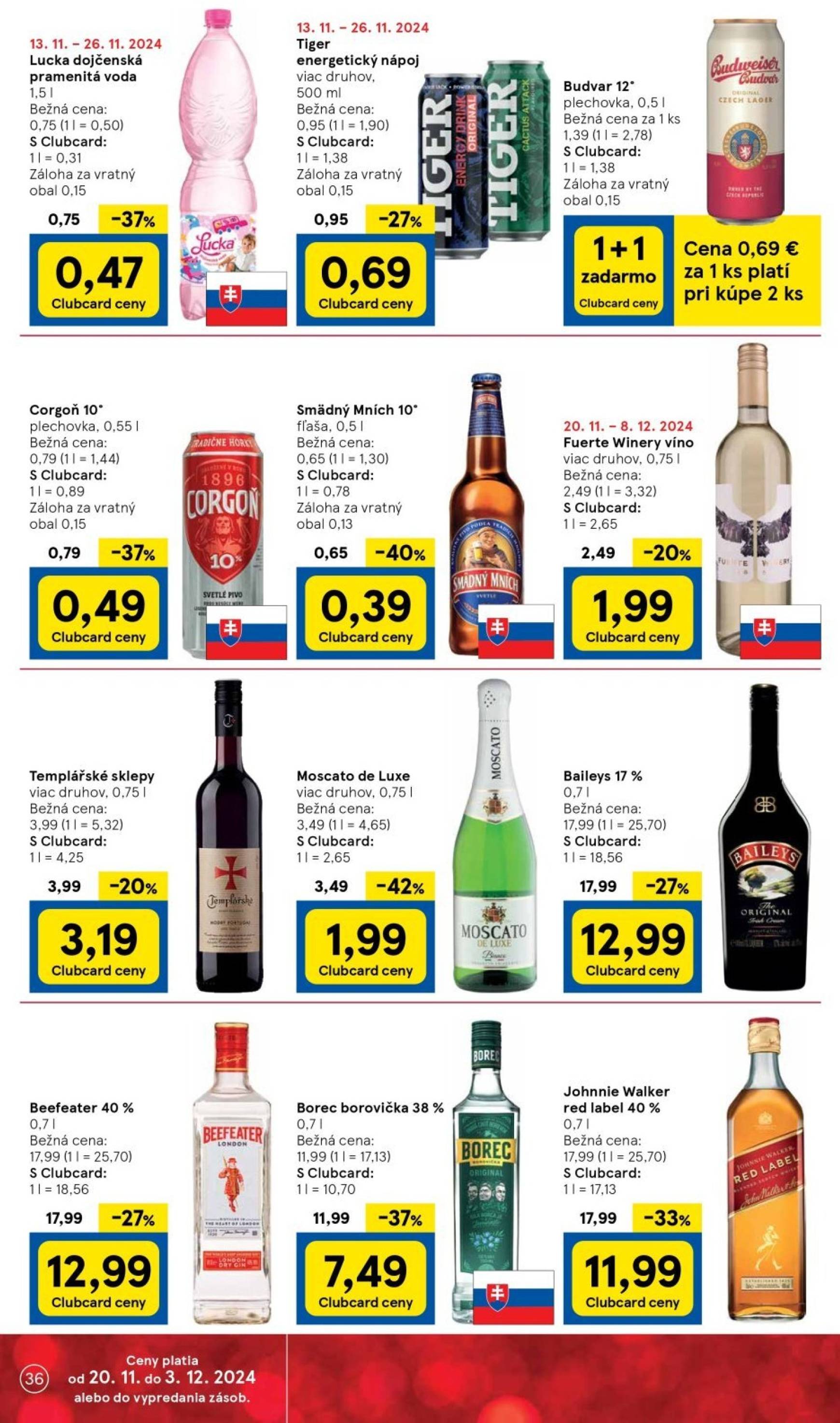 Tesco leták platný od 20.11. - 28.11. 36