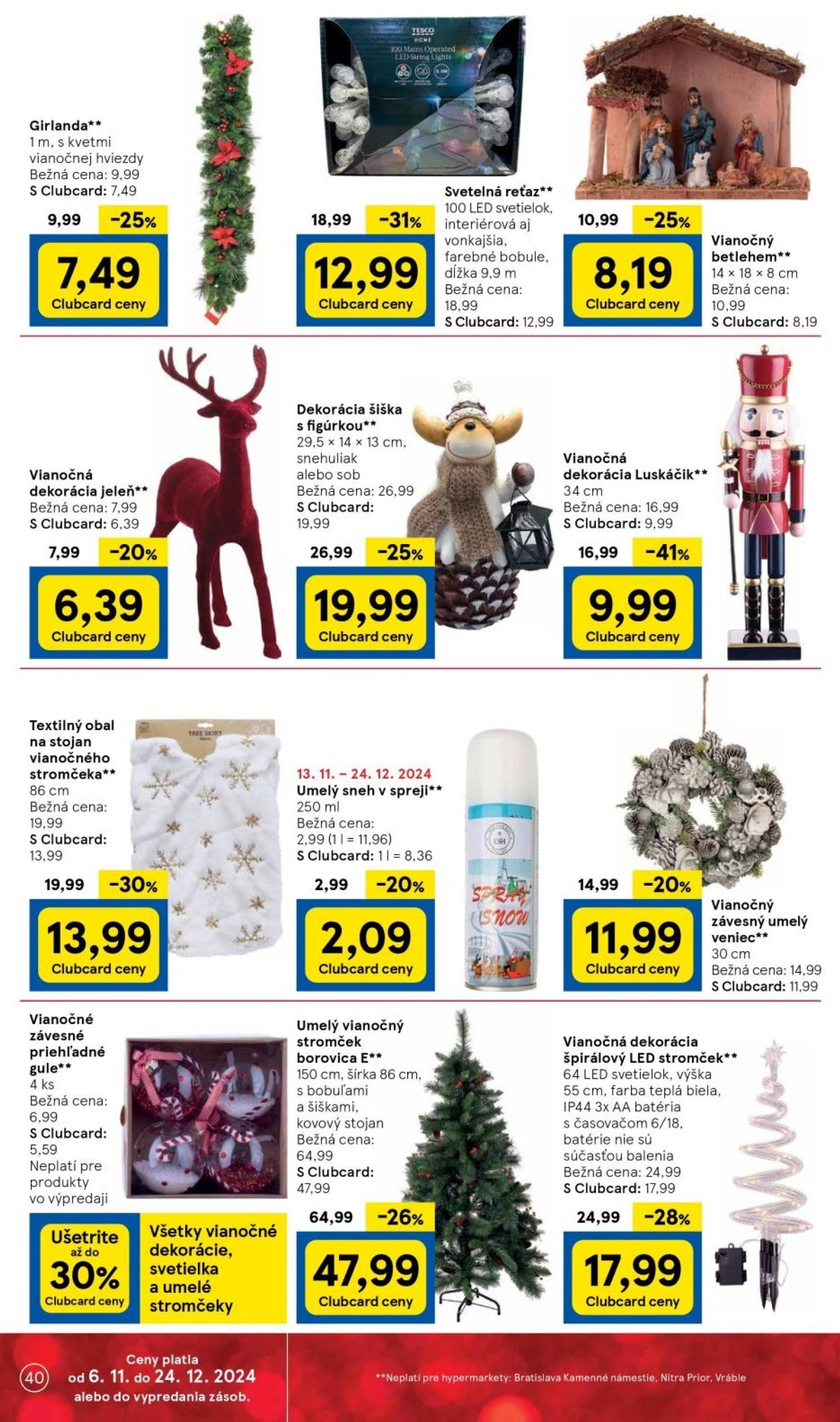 Tesco leták platný od 20.11. - 28.11. 40