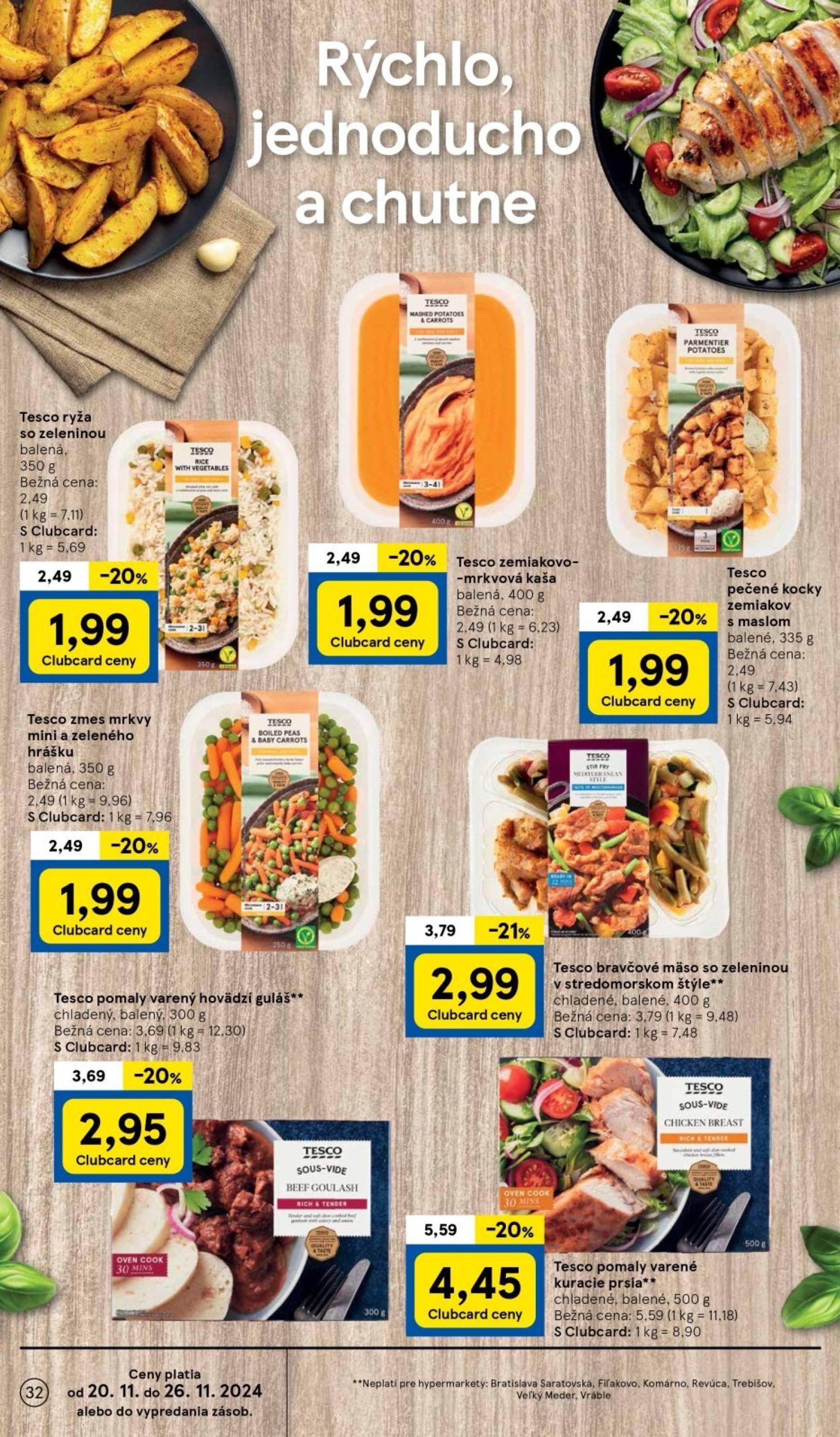 Tesco leták platný od 20.11. - 28.11. 32