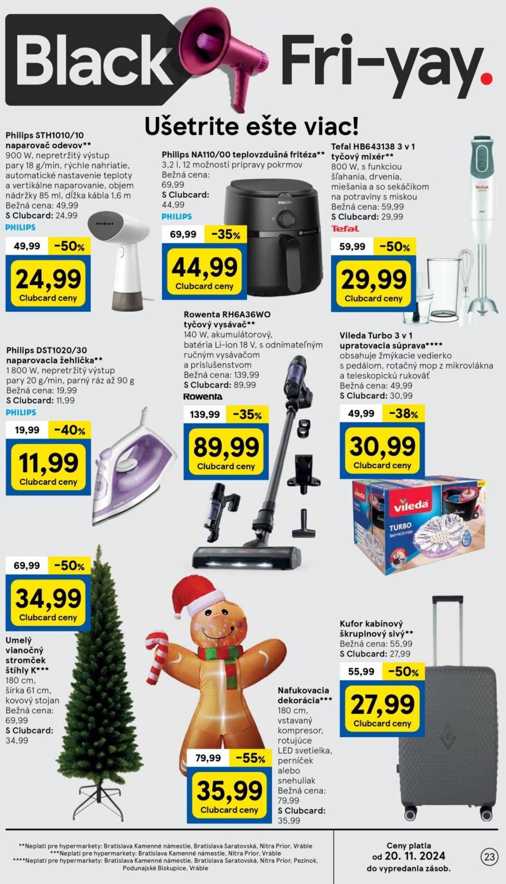 Tesco leták platný od 20.11. - 28.11. 23