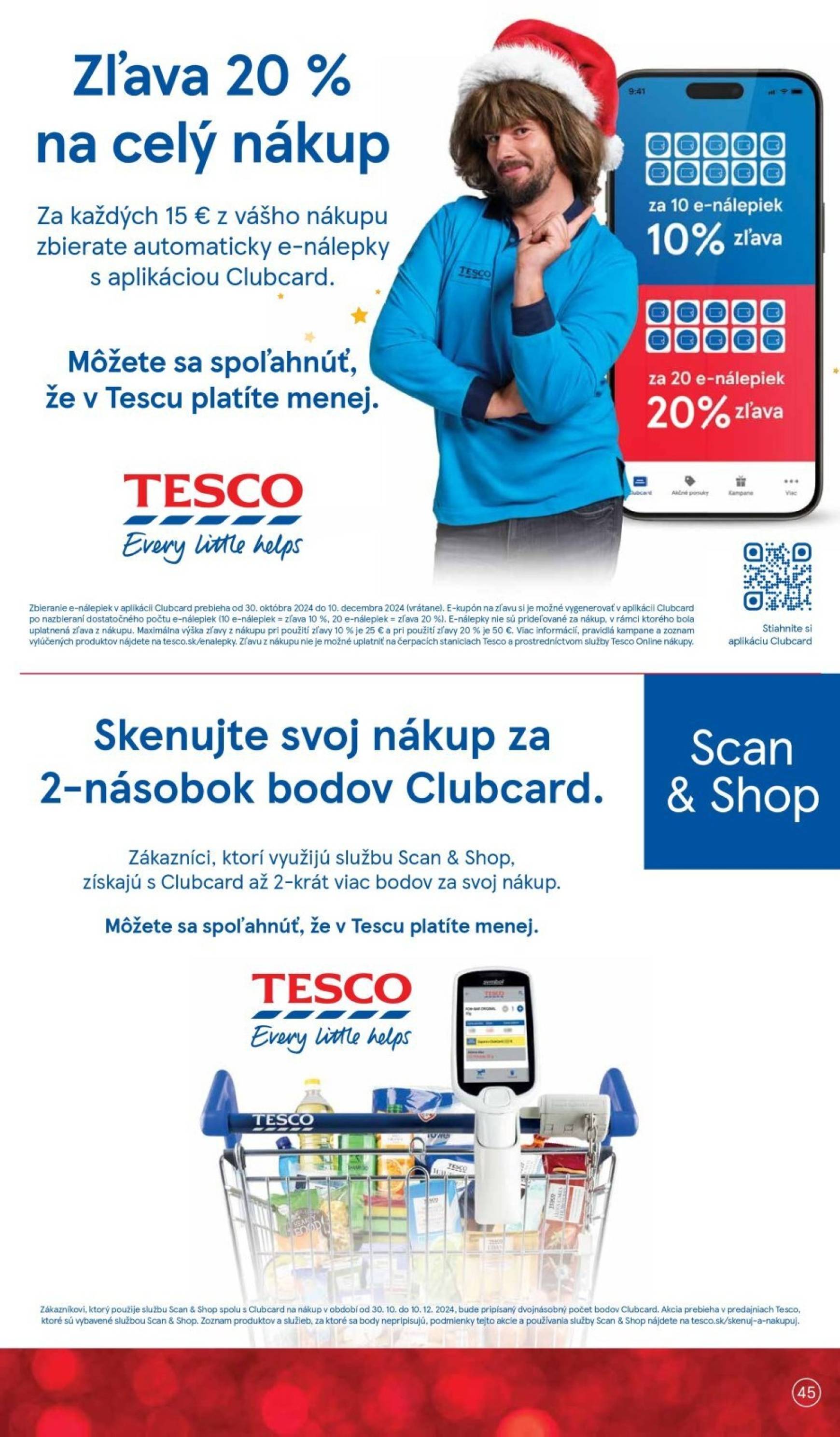 Tesco leták platný od 20.11. - 28.11. 45