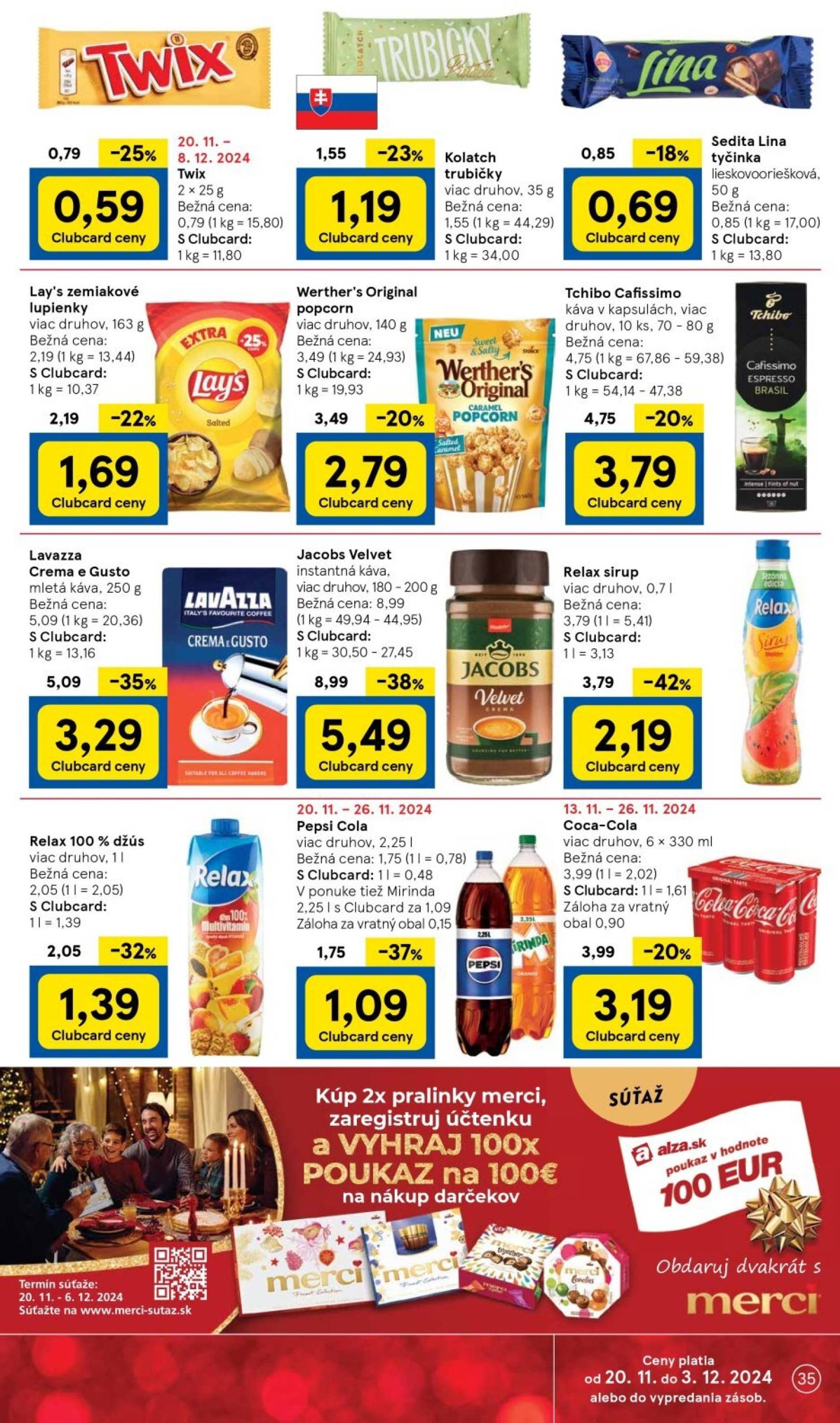 Tesco leták platný od 20.11. - 28.11. 35