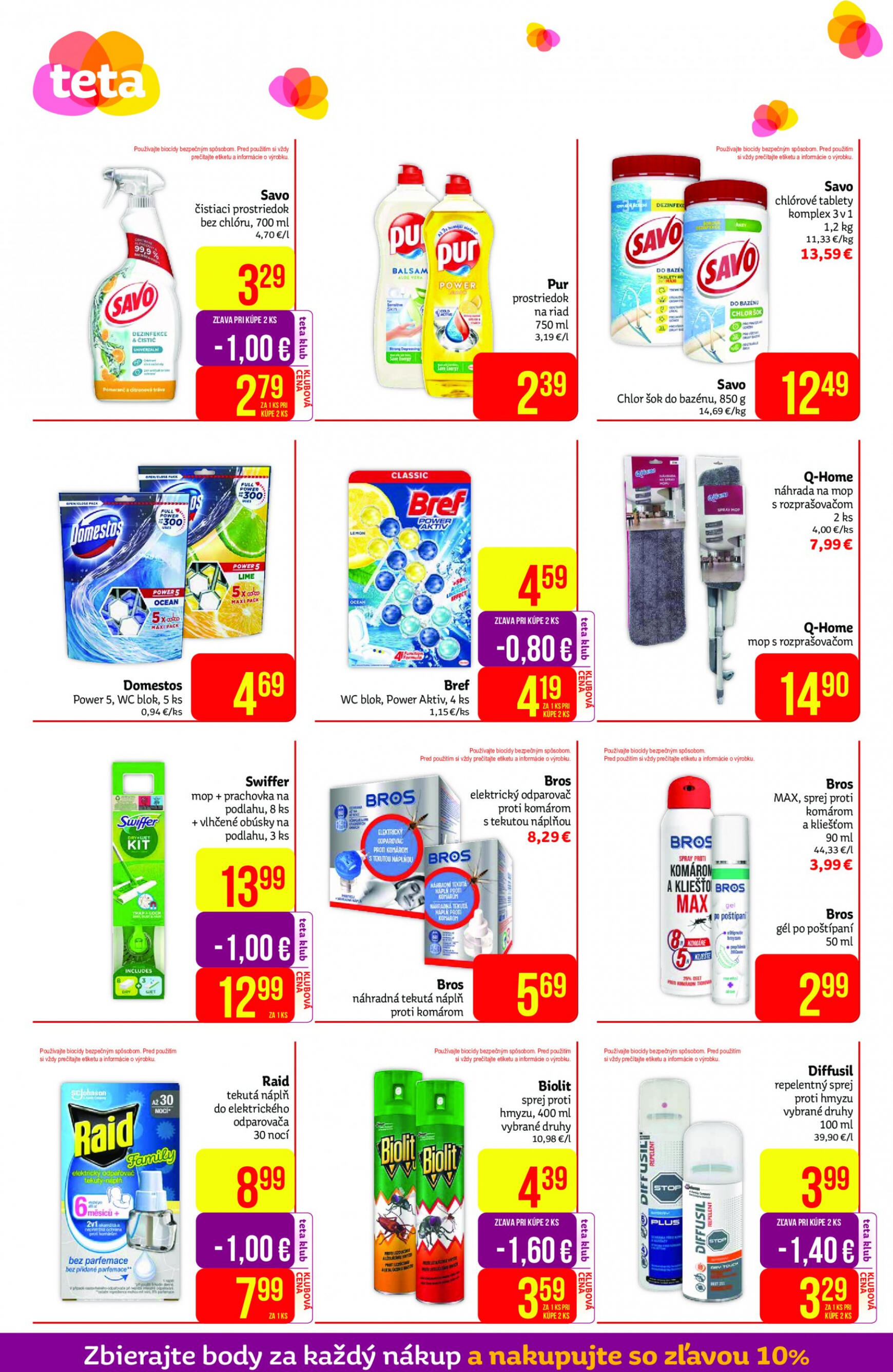 Teta drogerie leták platný od 01.07. - 10.07. 15