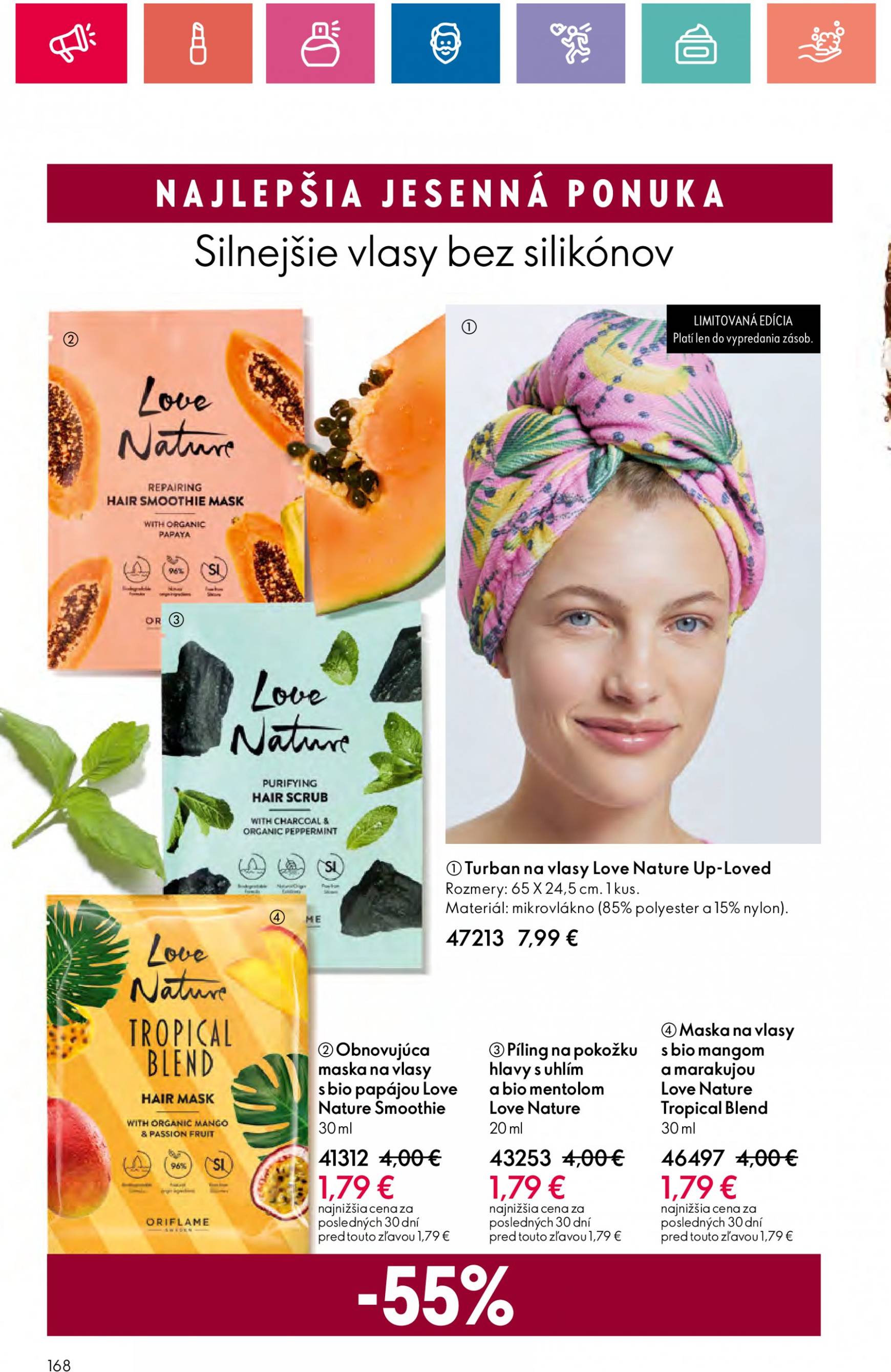 ORIFLAME leták platný od 10.09. - 30.09. 168